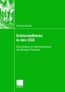 Vorderes Coverbild DoktorandInnen in den USA