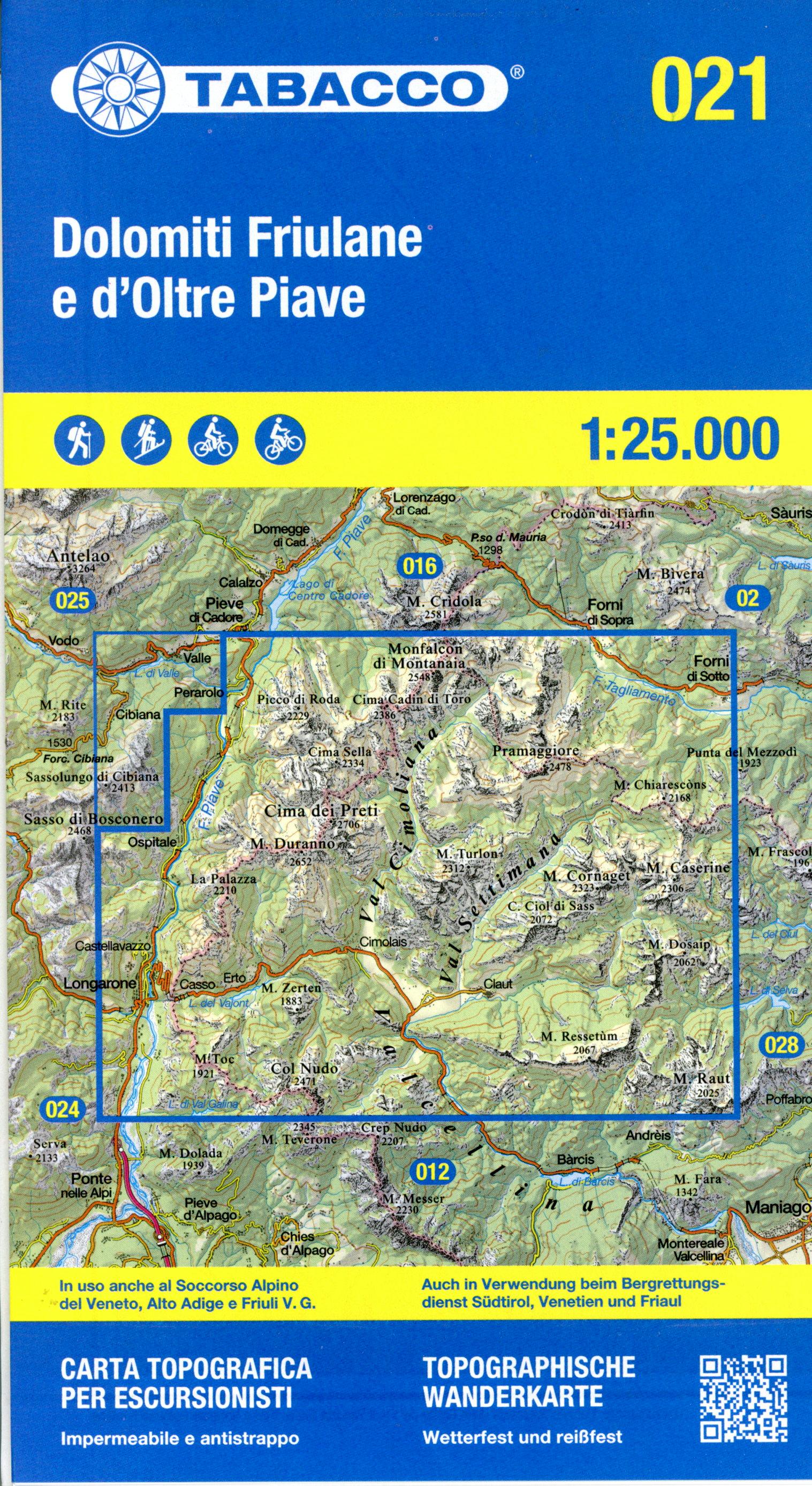 Vorderes Coverbild Dolomiti Sinistra Piave
