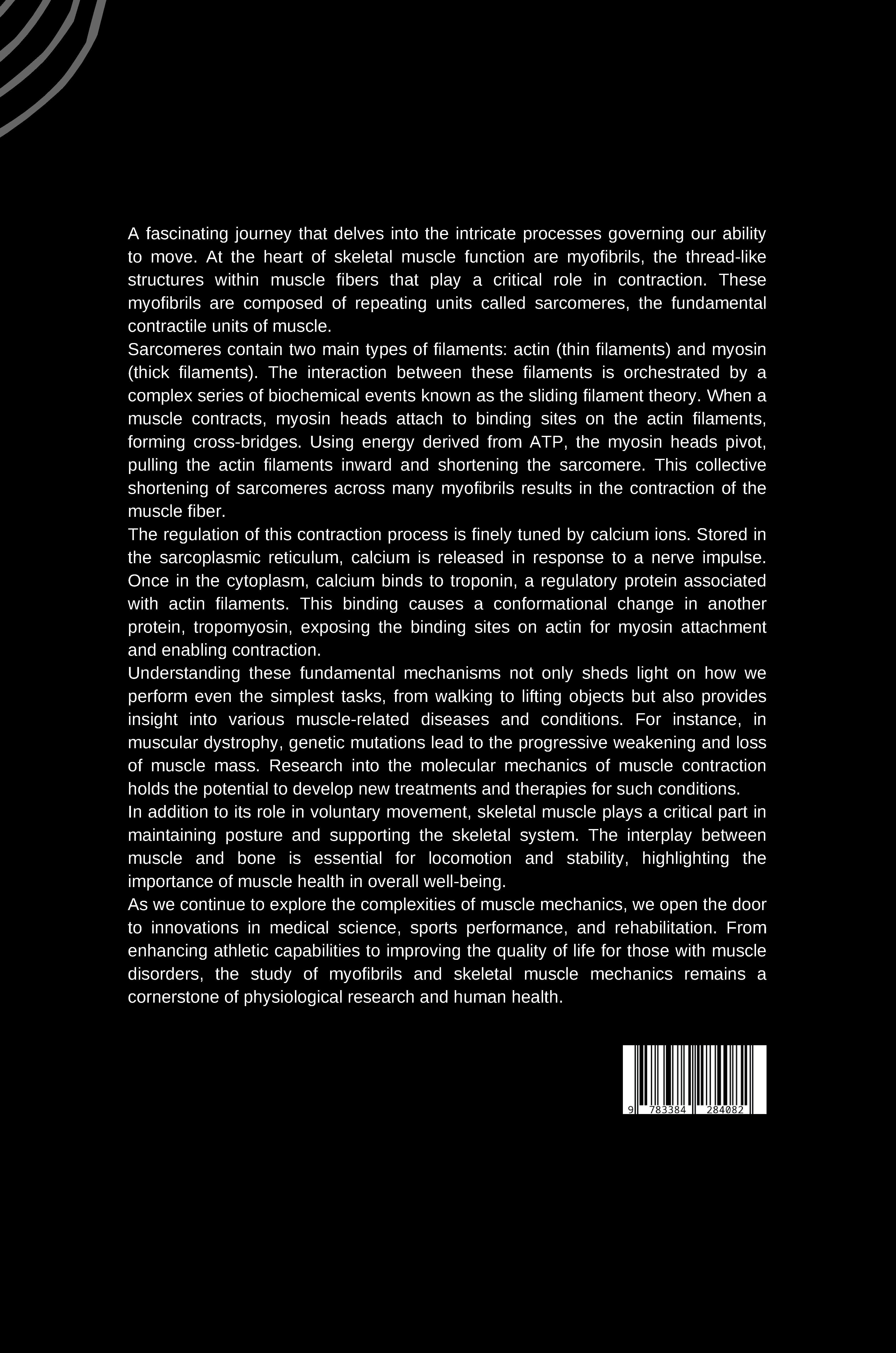 Rückseitencover Myofibrils to Movement: Understanding Skeletal Muscle Mechanics