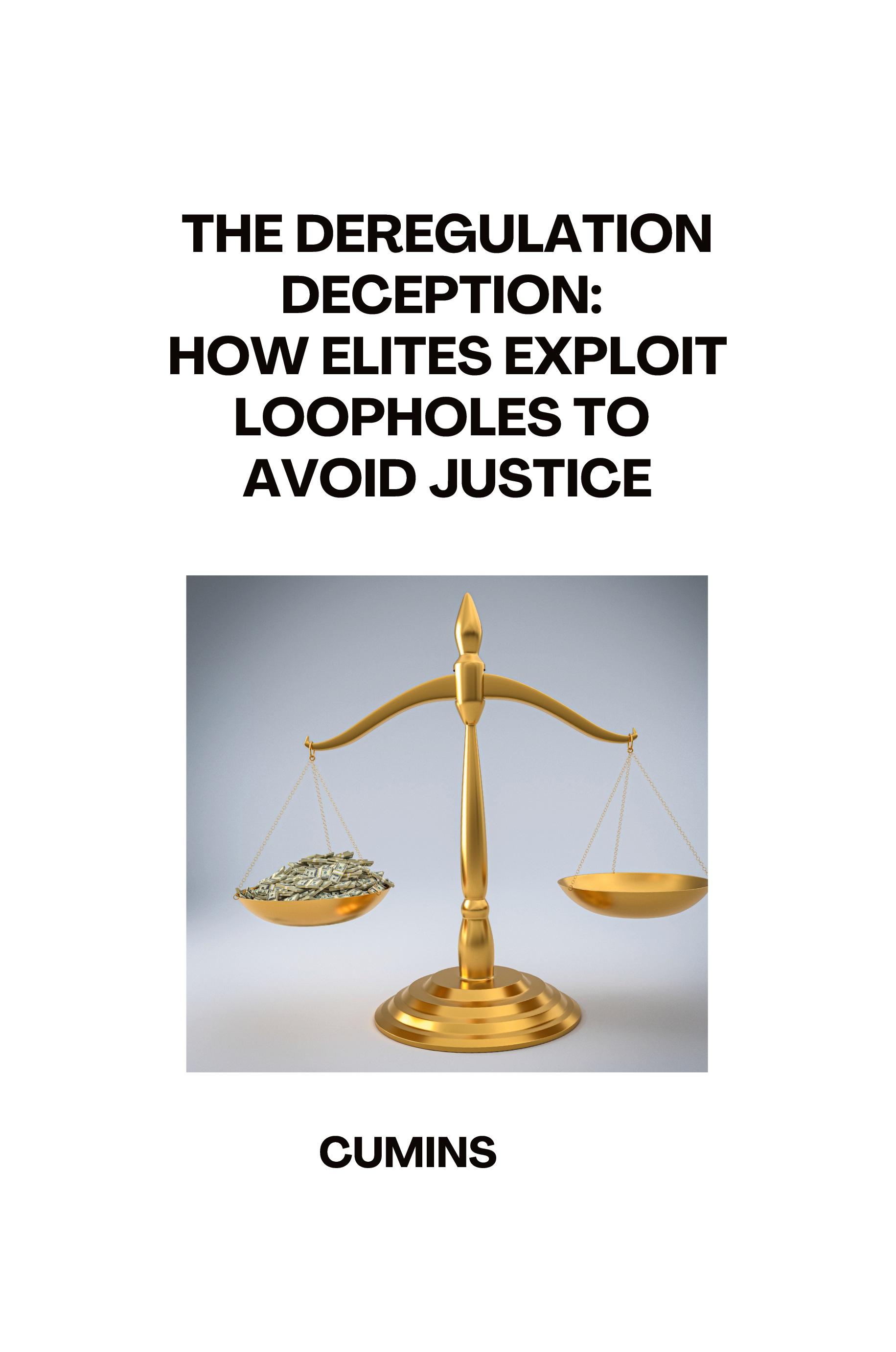 Vorderes Coverbild The Deregulation Deception: How Elites Exploit Loopholes to Avoid Justice