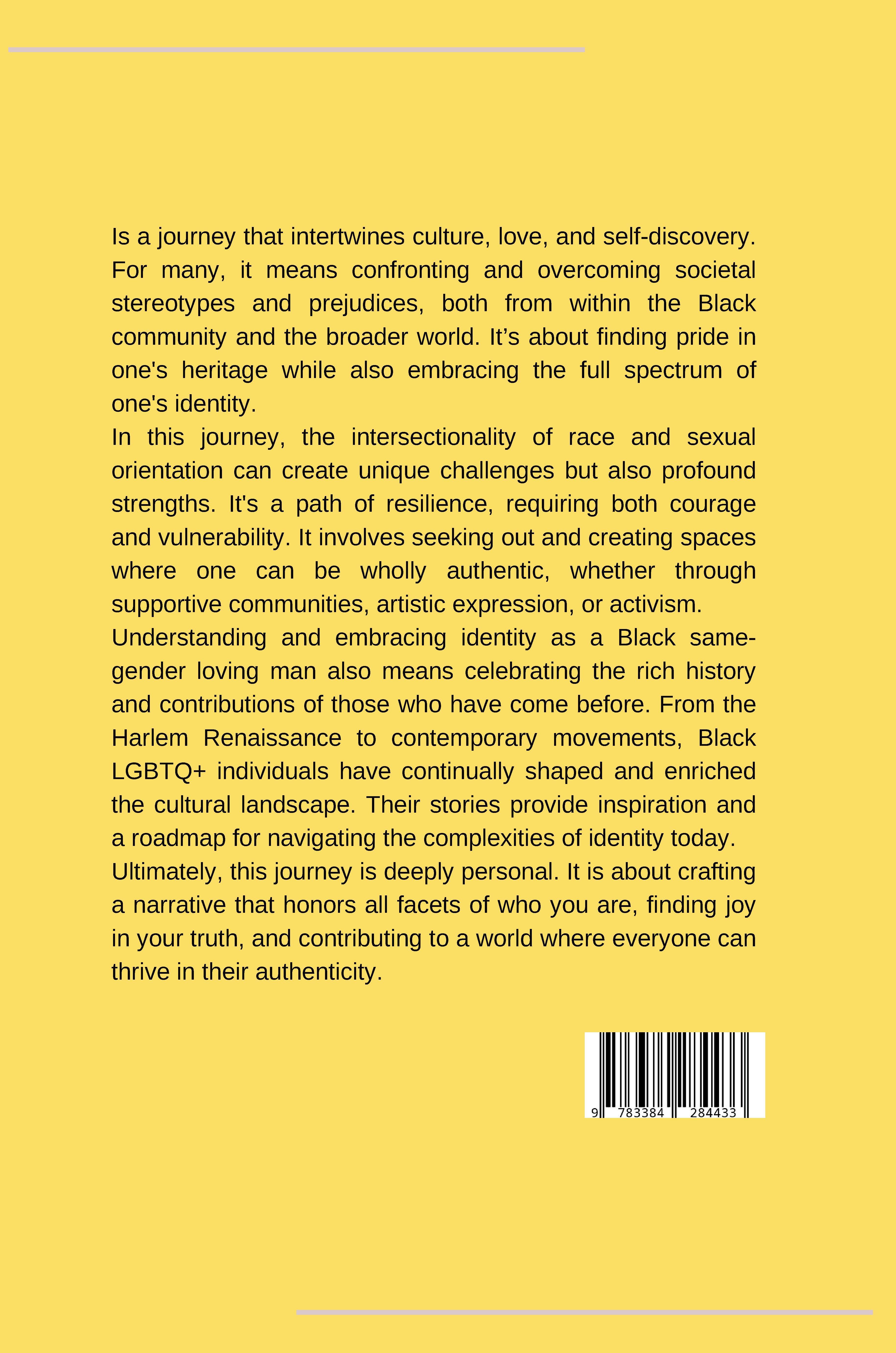Rückseitencover Black & Bold: Navigating Identity as a Black Same-Gender Loving Man