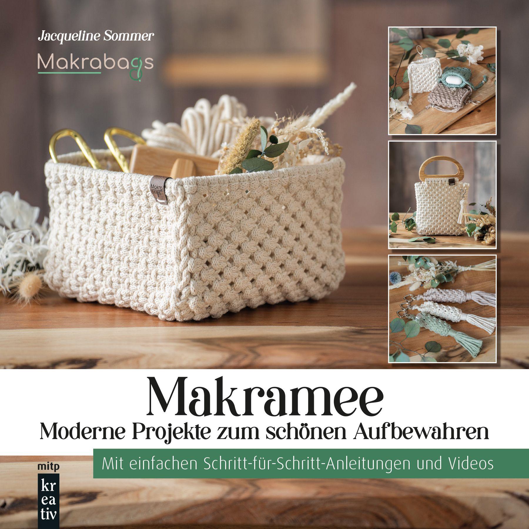 Vorderes Coverbild Makramee - Moderne Projekte zum schönen Aufbewahren