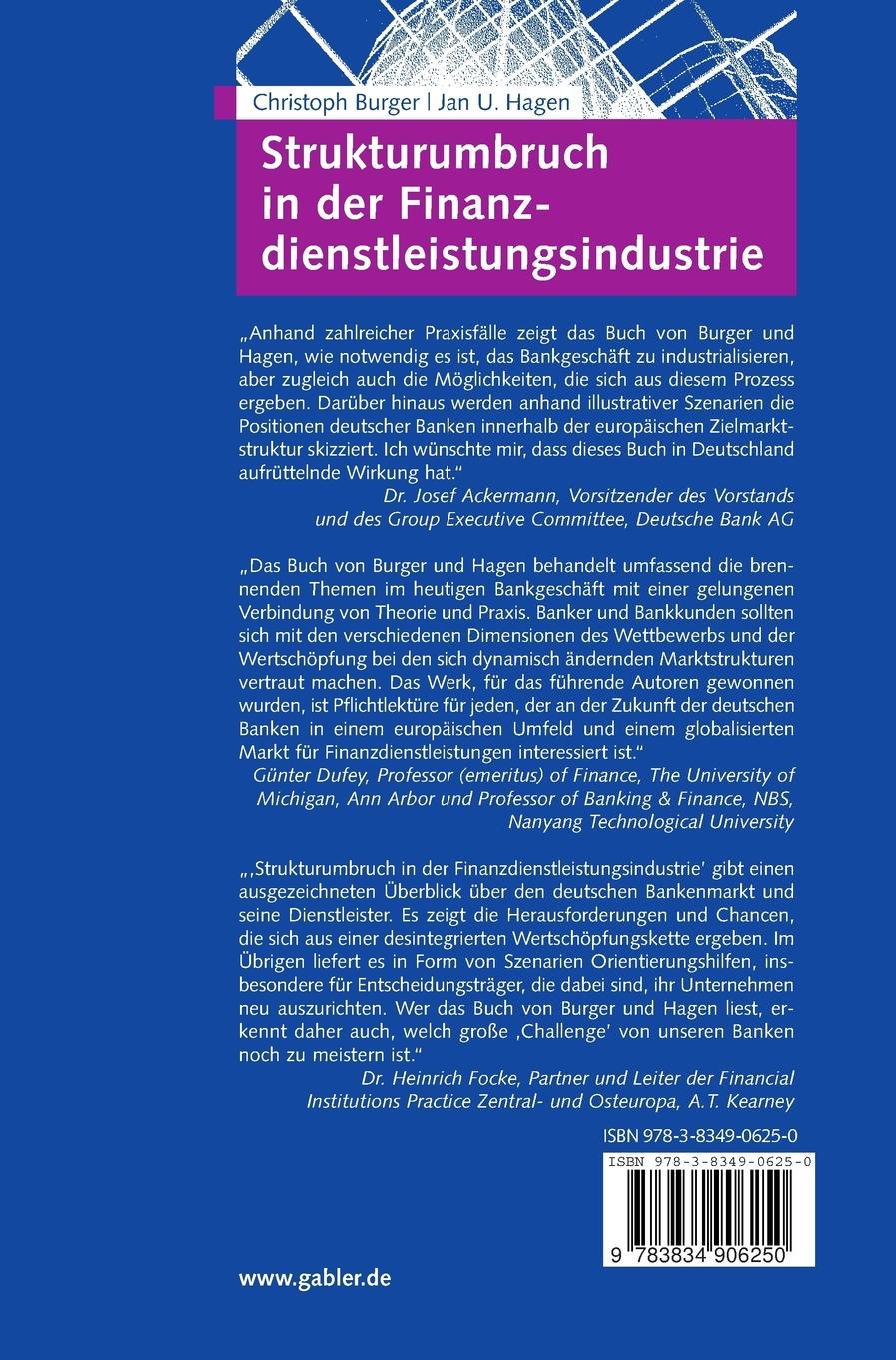Rückseitencover Strukturumbruch in der Finanzdienstleistungsindustrie