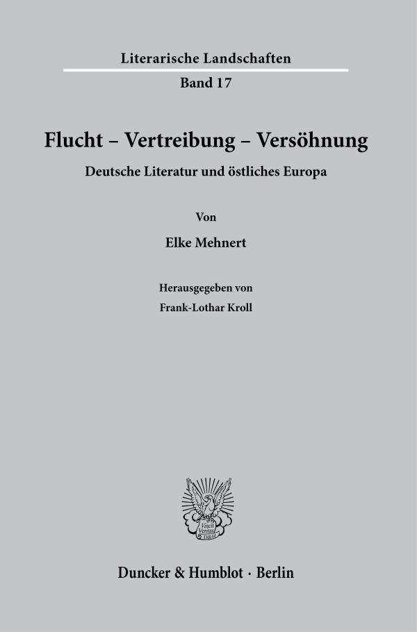 Vorderes Coverbild Flucht - Vertreibung - Versöhnung