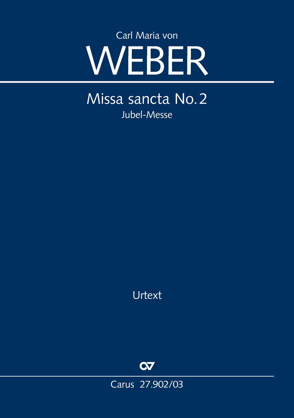 Vorderes Coverbild Missa sancta No. 2 (Klavierauszug)