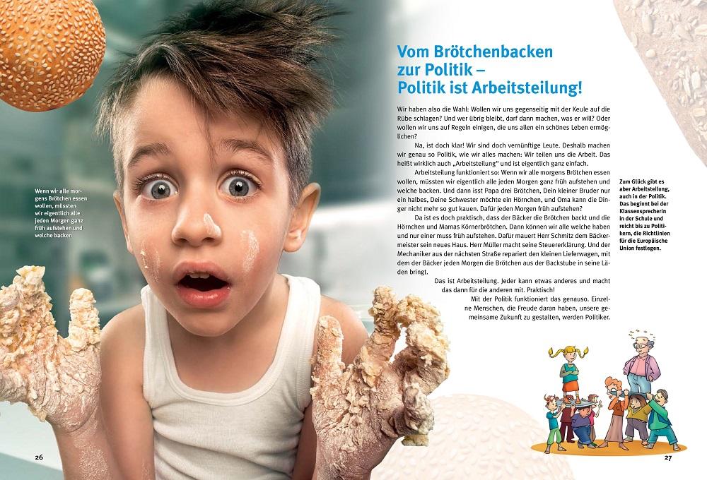 Beispielinhalt (Bild) Entdecke die Politik