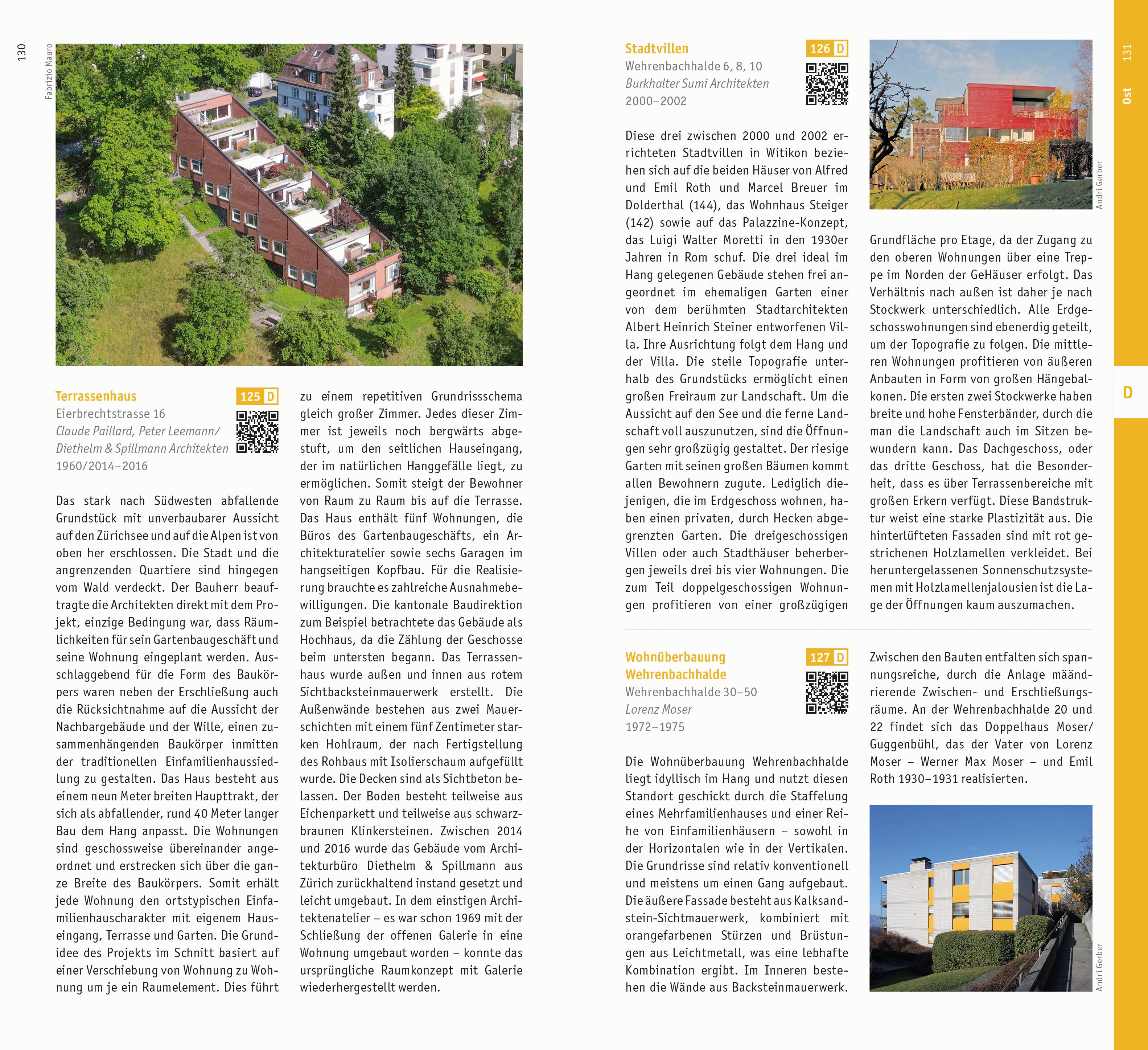 Beispielinhalt (Bild) Zürich. Architekturführer