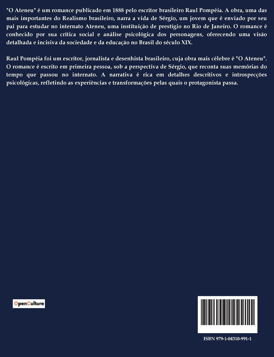 Rückseitencover O Ateneu