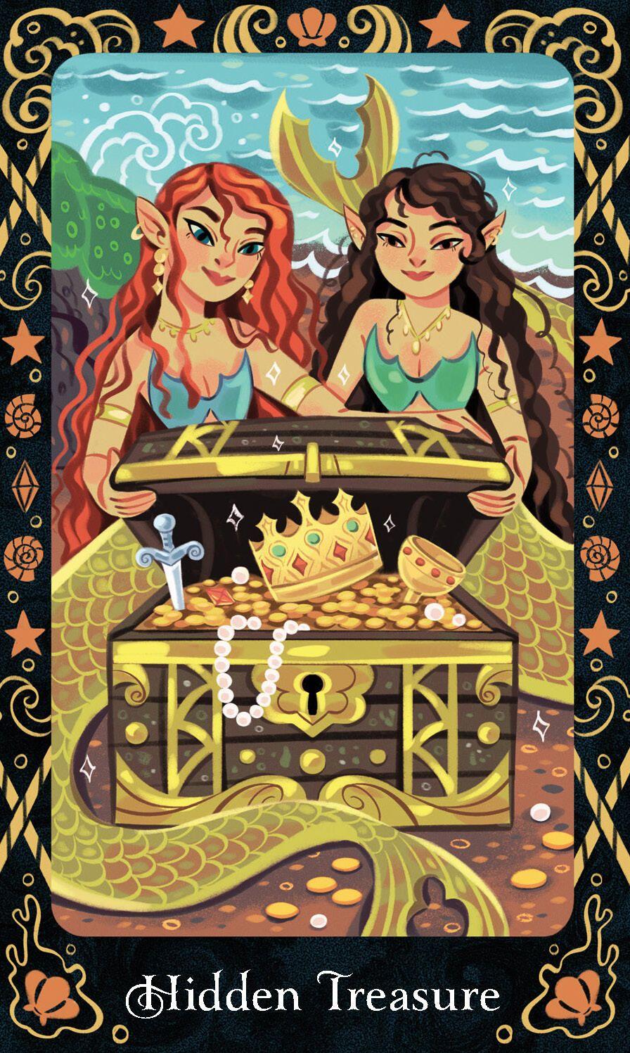 Beispielinhalt (Bild) Mermaids Oracle Deck and Guidebook