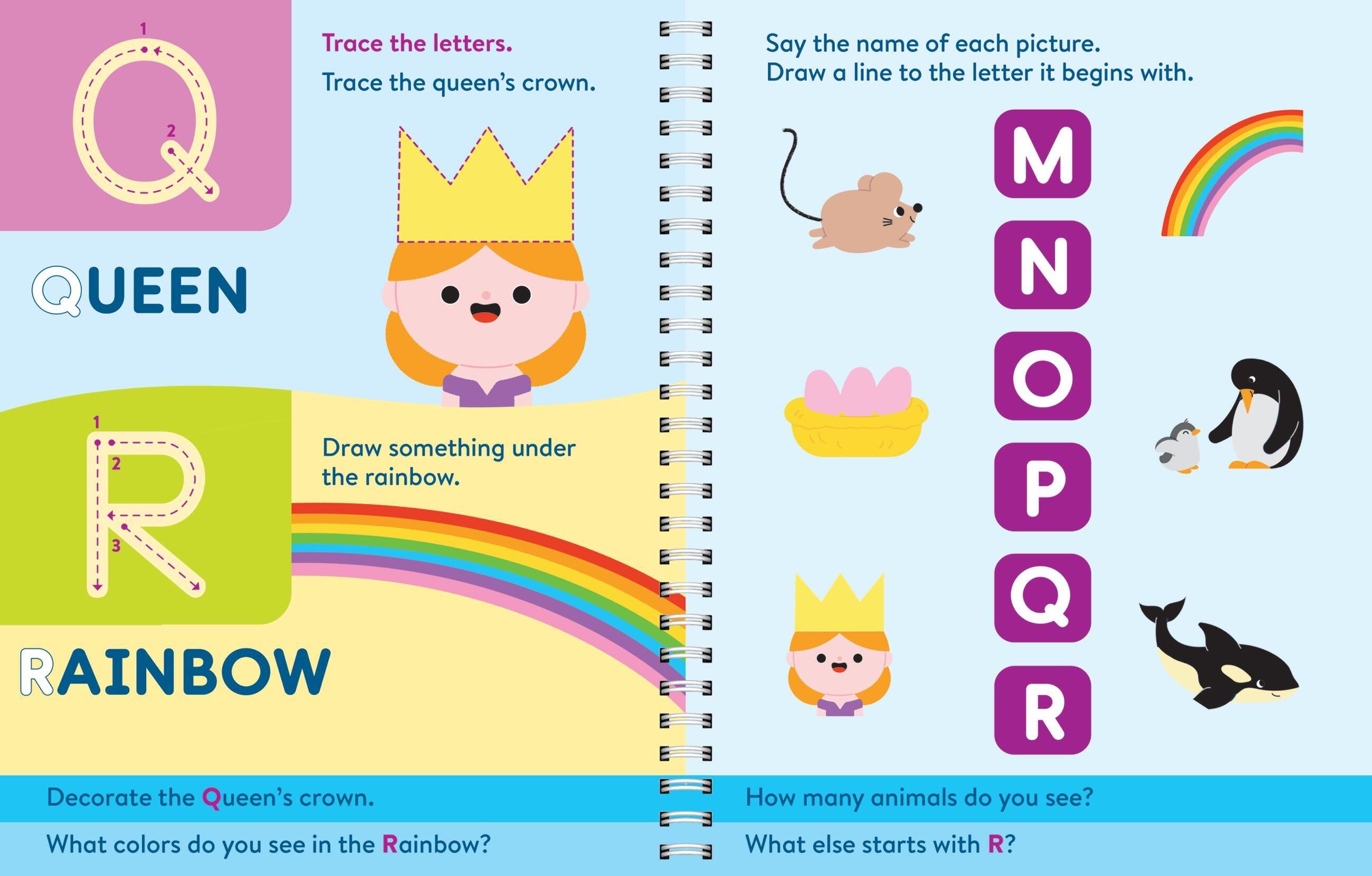 Beispielinhalt (Bild) Brain Quest Write and Erase: Preschool Skills