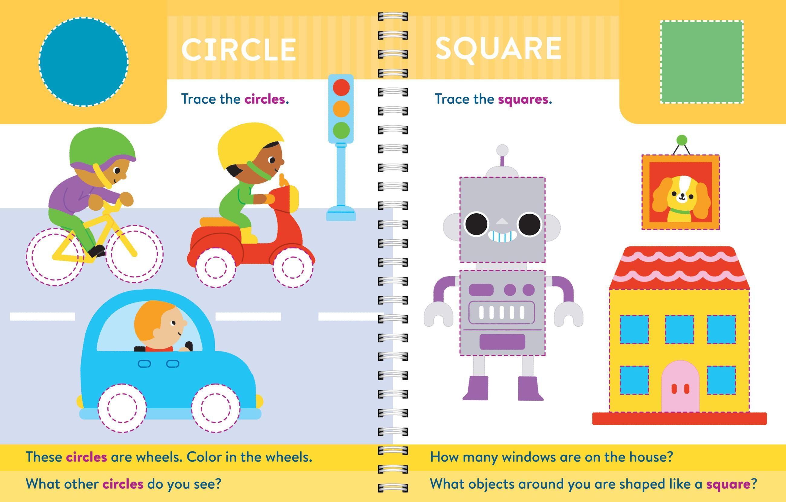 Beispielinhalt (Bild) Brain Quest Write and Erase: Preschool Skills