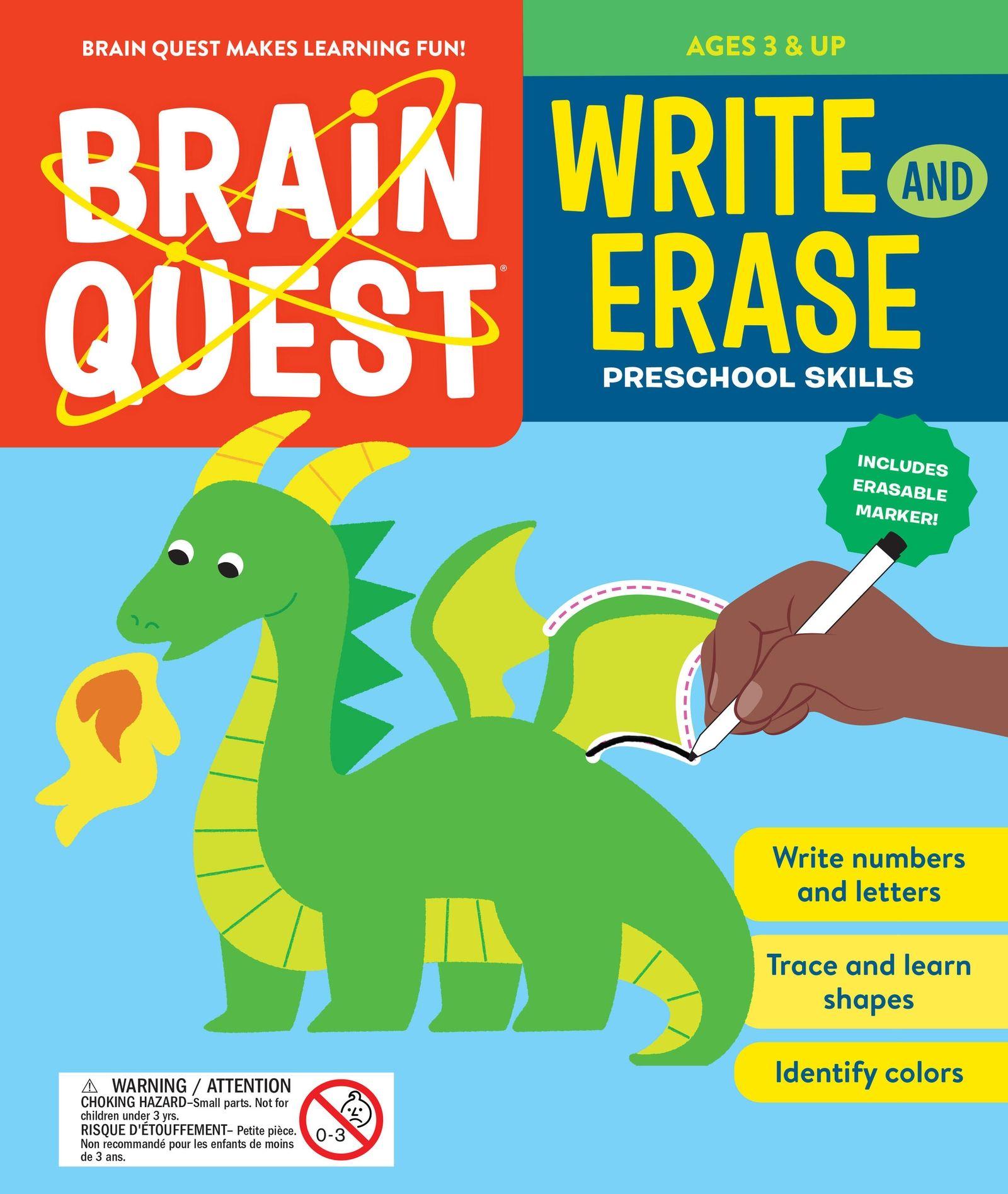 Vorderes Coverbild Brain Quest Write and Erase: Preschool Skills