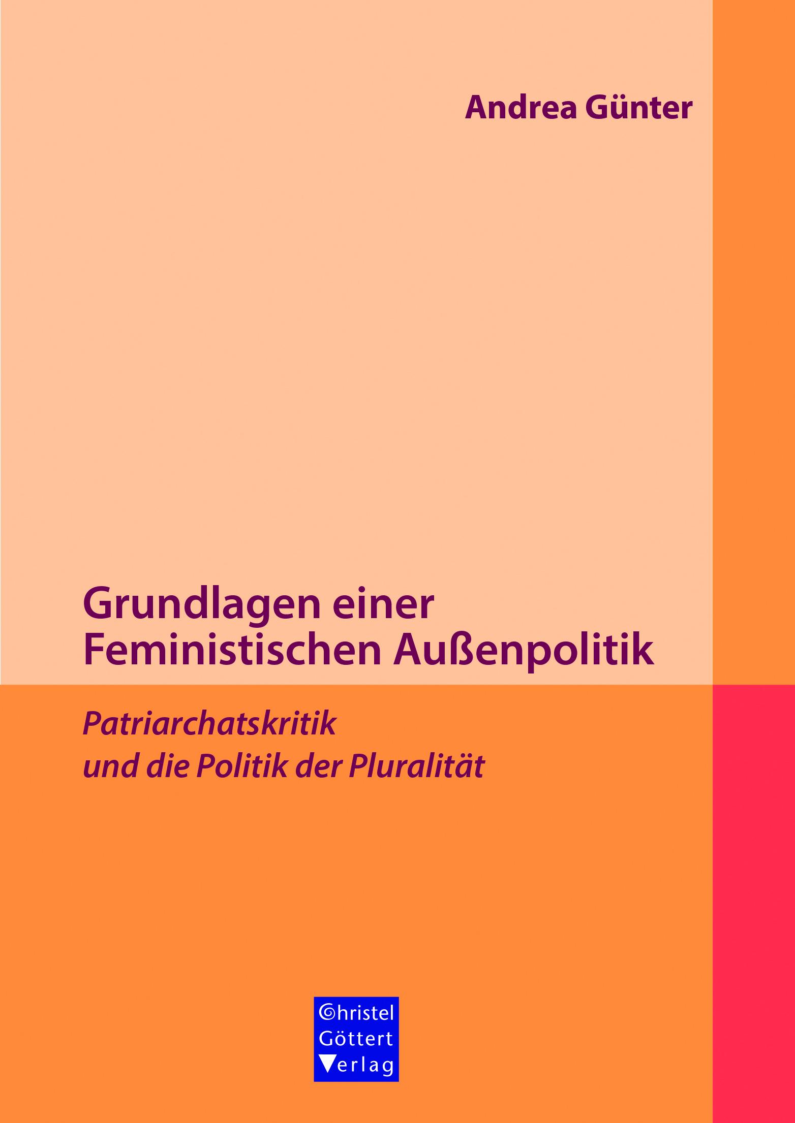 Vorderes Coverbild Grundlagen einer Feministischen Außenpolitik