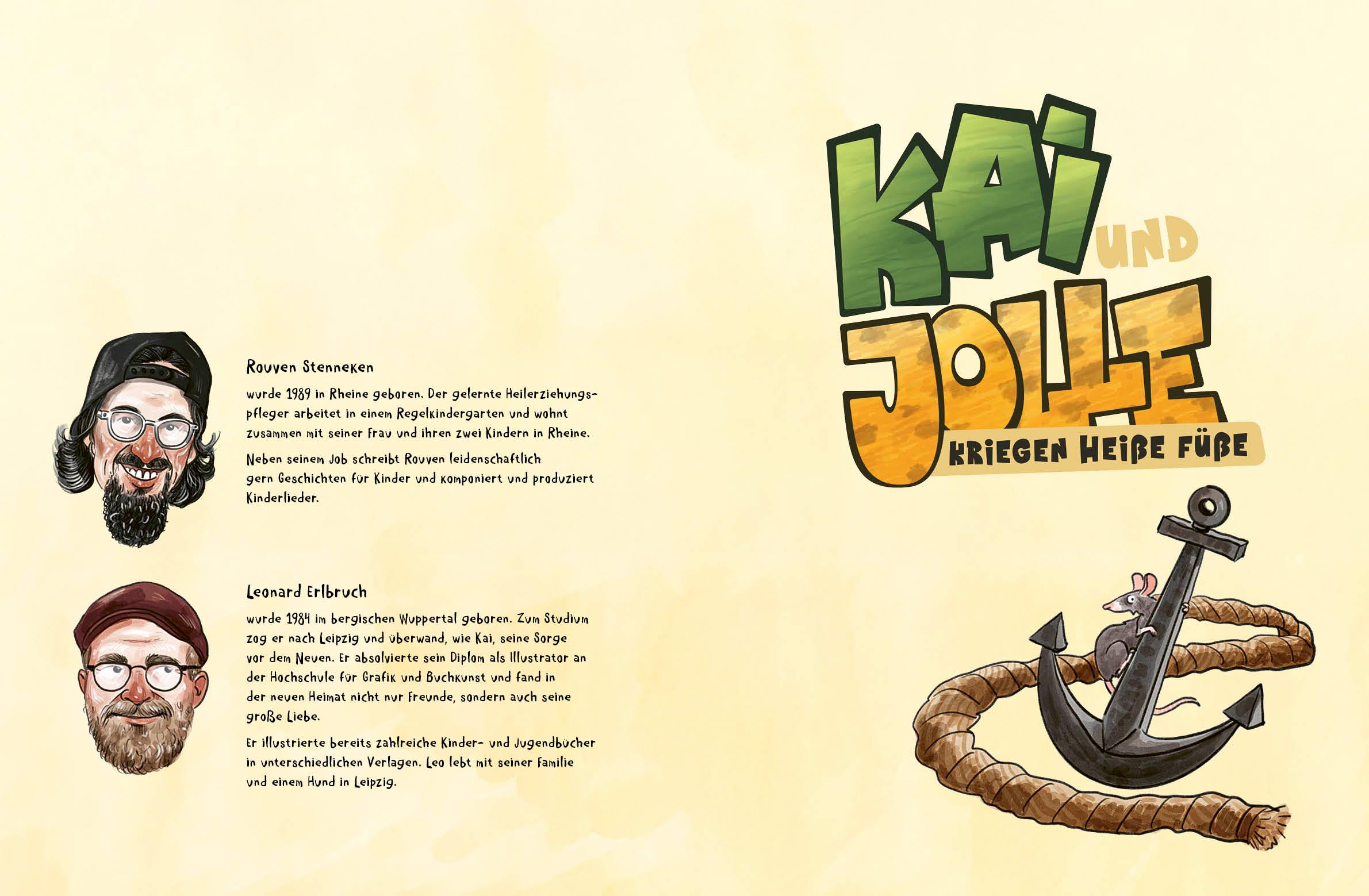 Beispielinhalt (Bild) Kai und Jolle kriegen heiße Füße