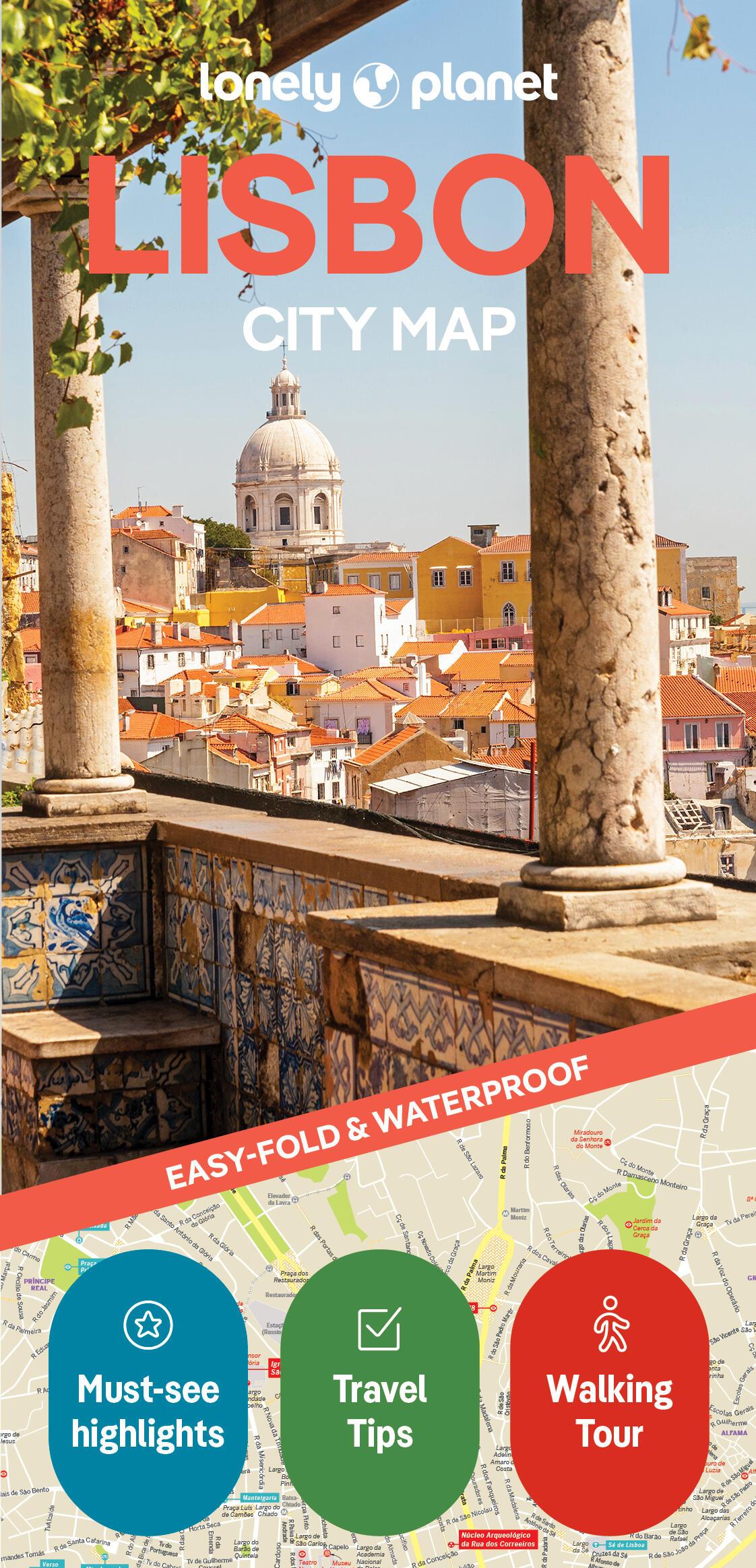 Vorderes Coverbild Lonely Planet Lisbon City Map