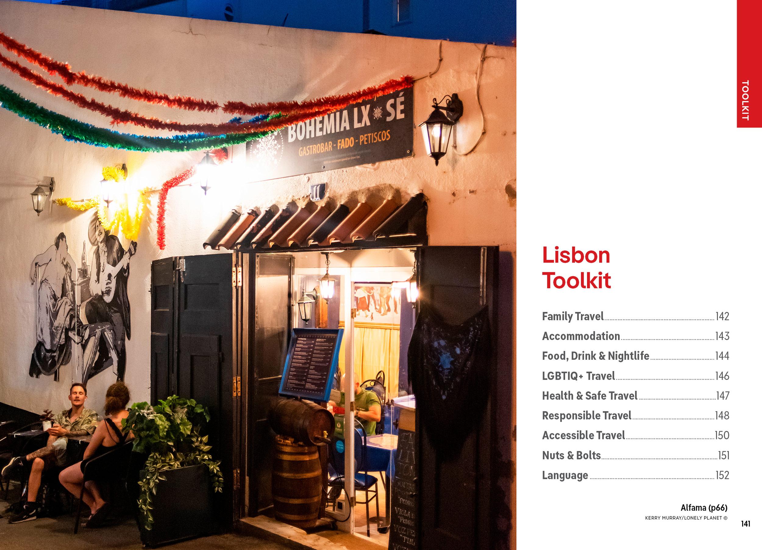 Beispielinhalt (Bild) Lonely Planet Pocket Lisbon