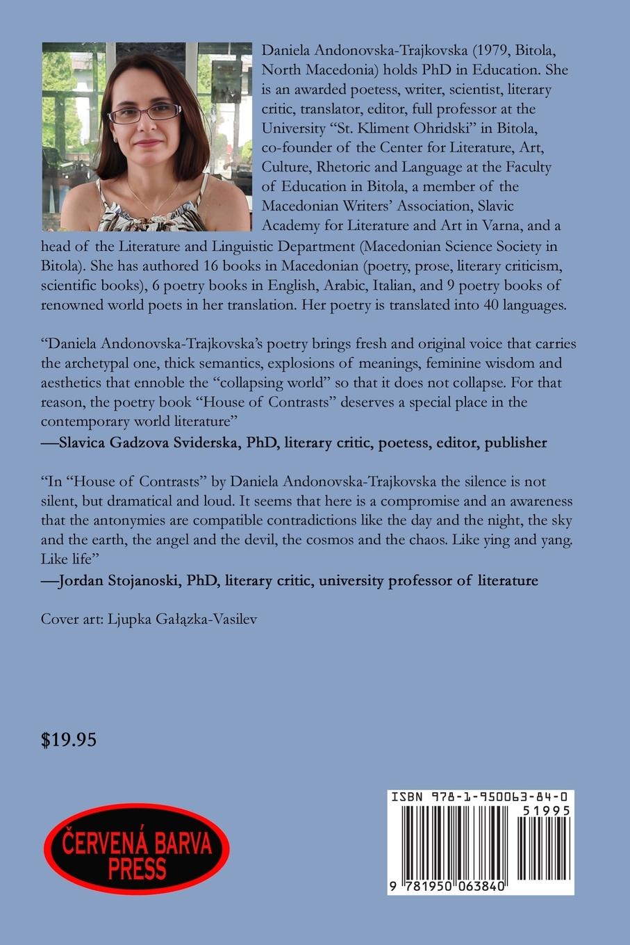 Rückseitencover House of Contrasts