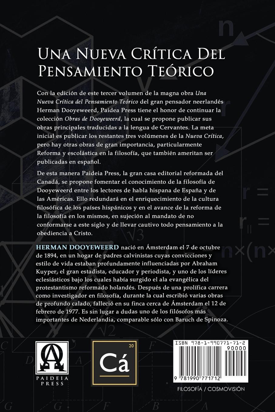 Rückseitencover Una Nueva Crítica del Pensamiento Teórico