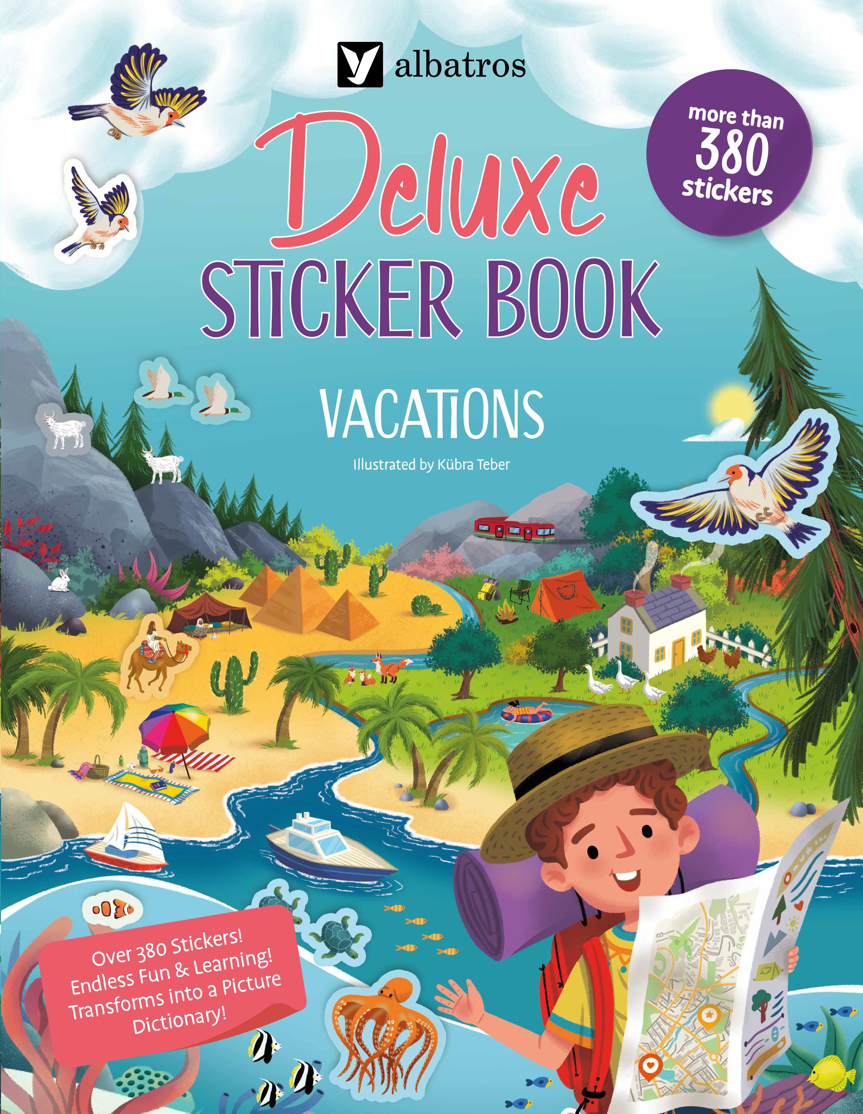 Vorderes Coverbild Vacations. Deluxe Sticker Book
