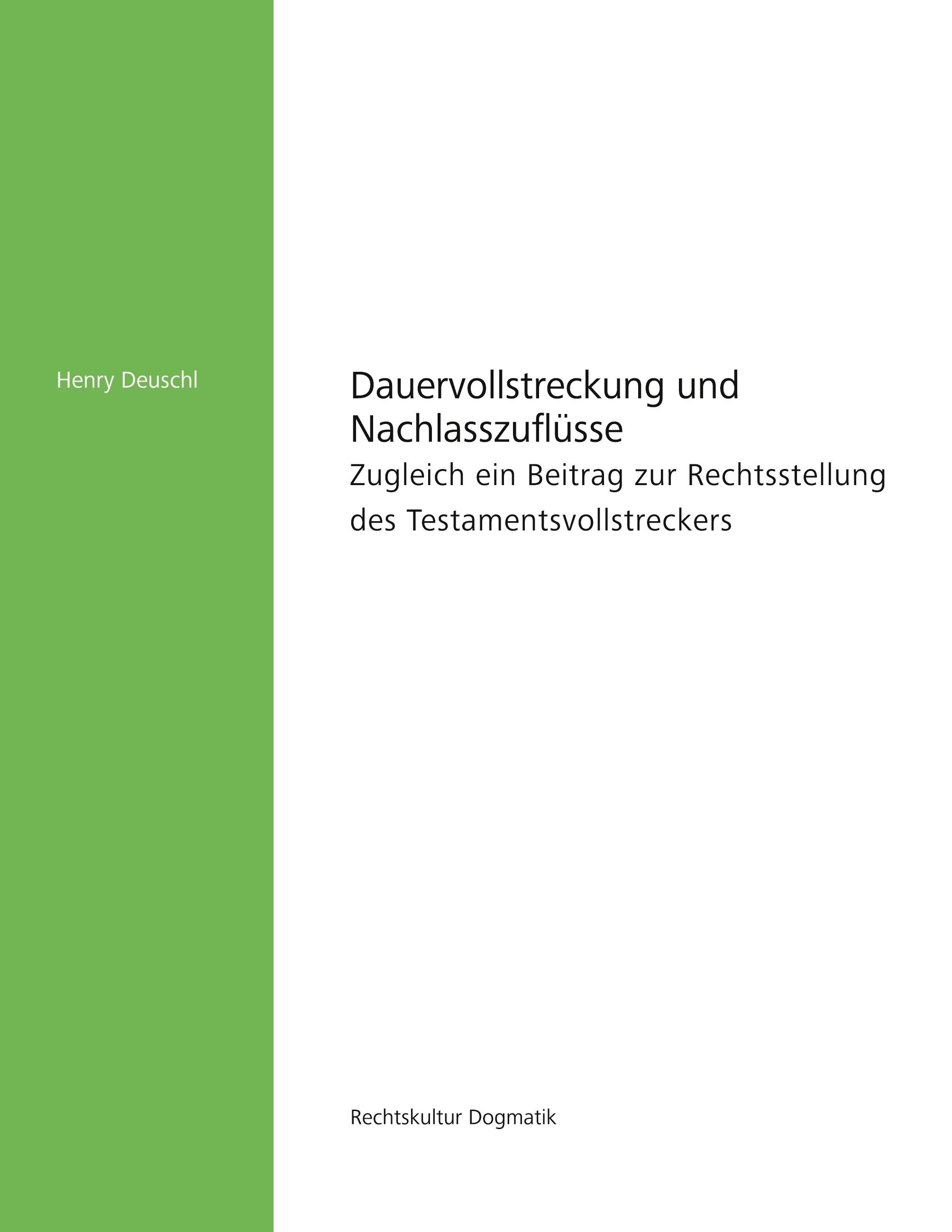 Vorderes Coverbild Dauervollstreckung und Nachlasszuflüsse