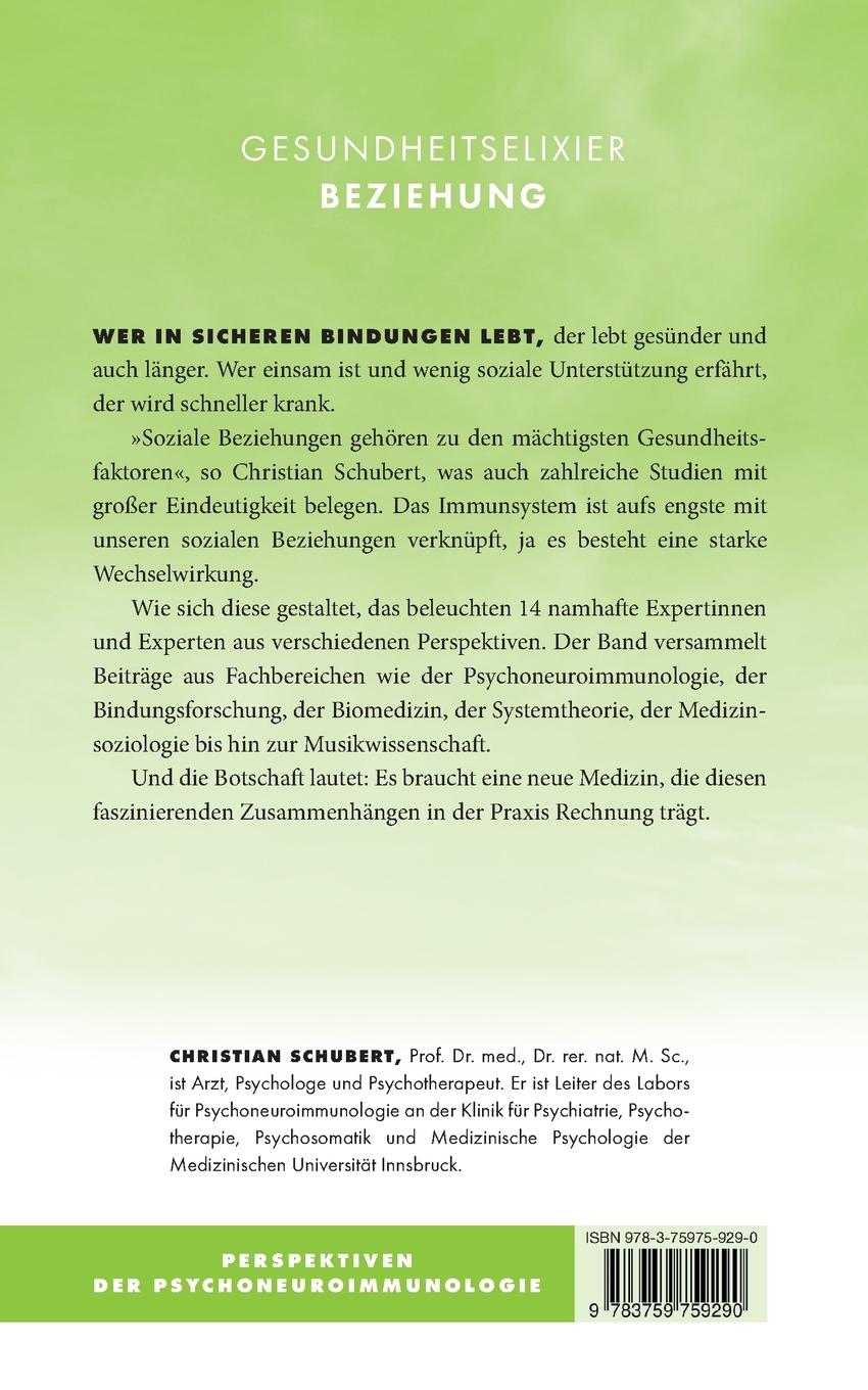 Rückseitencover Gesundheitselixier Beziehung