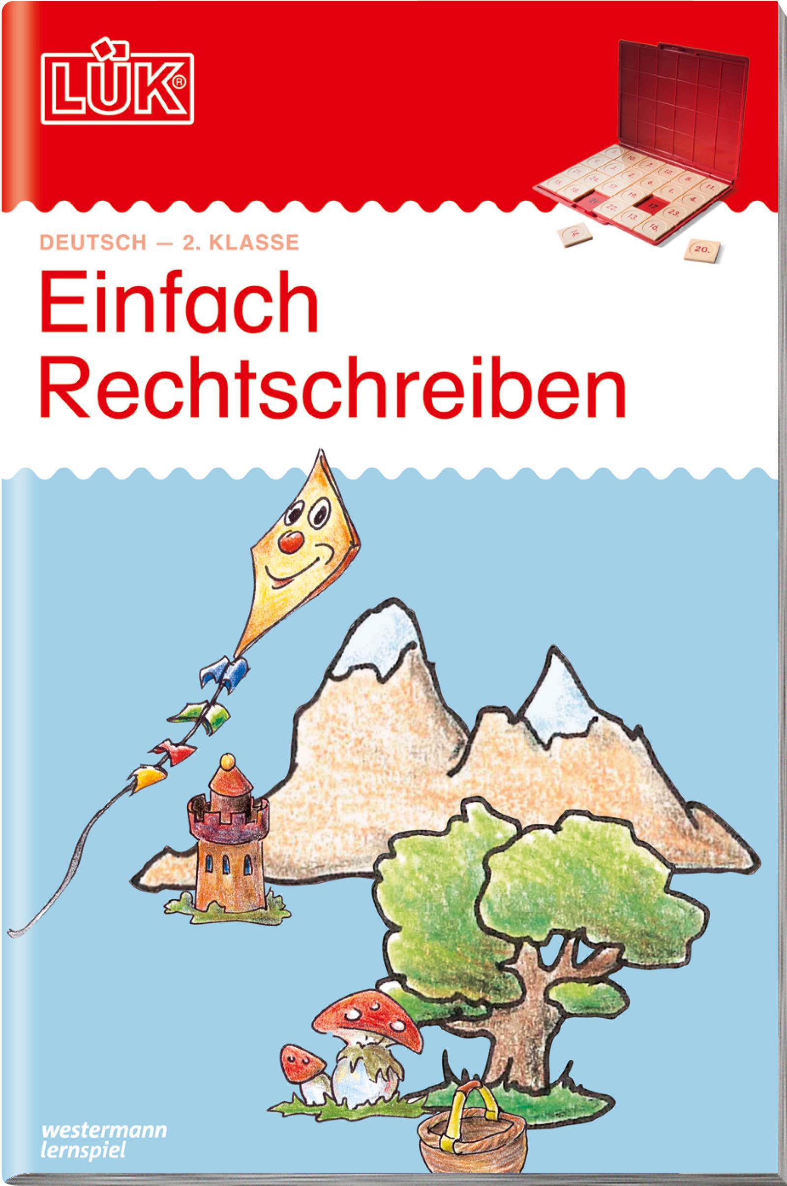 Vorderes Coverbild LÜK Einfach rechtschreiben. 2. Klasse