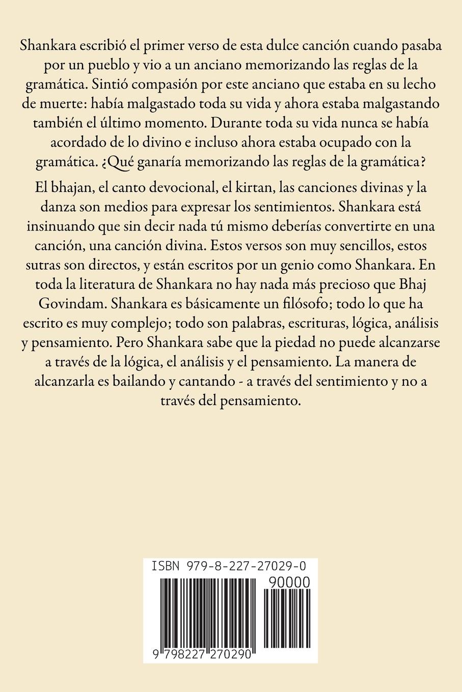 Rückseitencover Canta Siempre la Canción de lo Divino