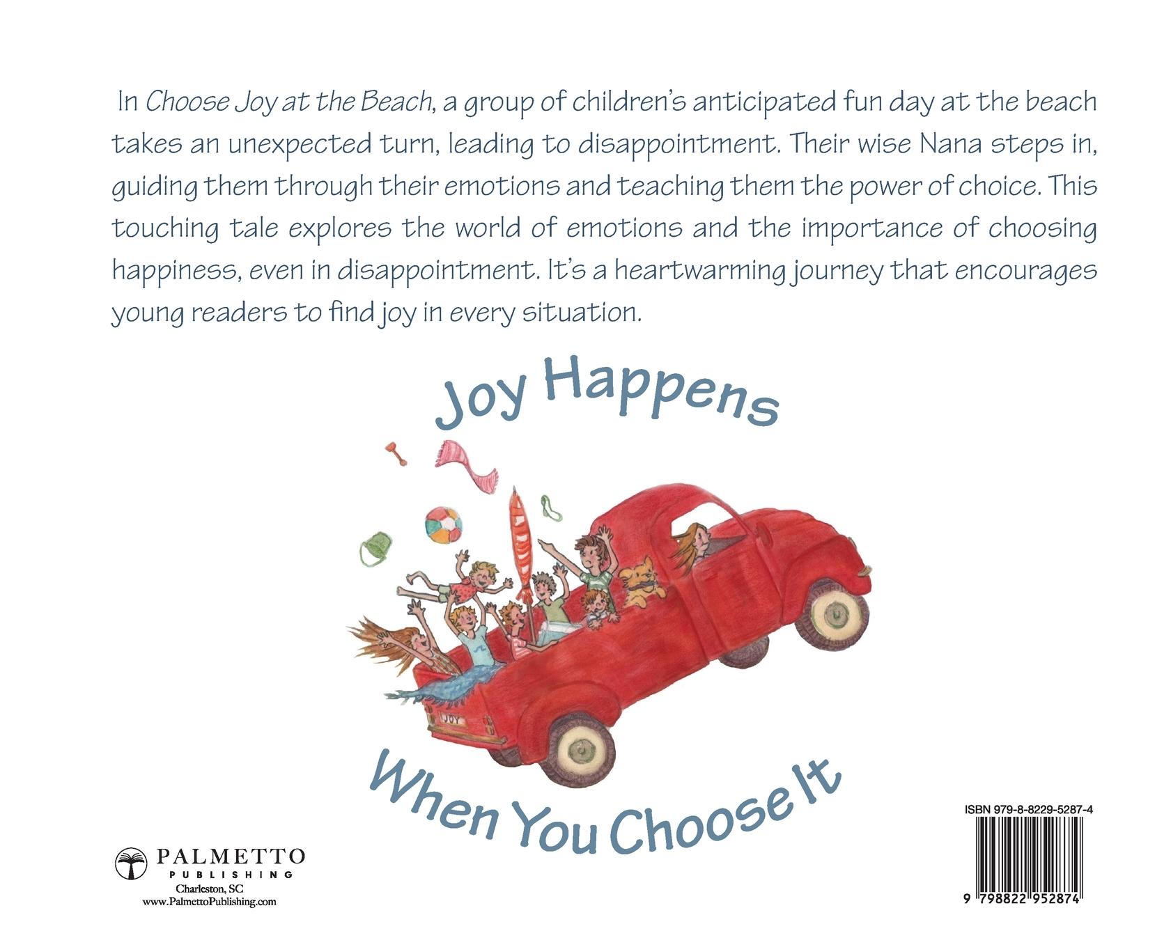 Rückseitencover Choose Joy at the Beach