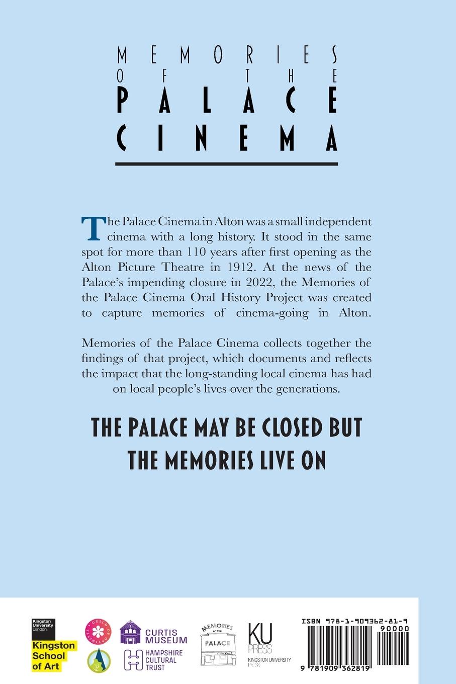 Rückseitencover Memories of the Palace Cinema