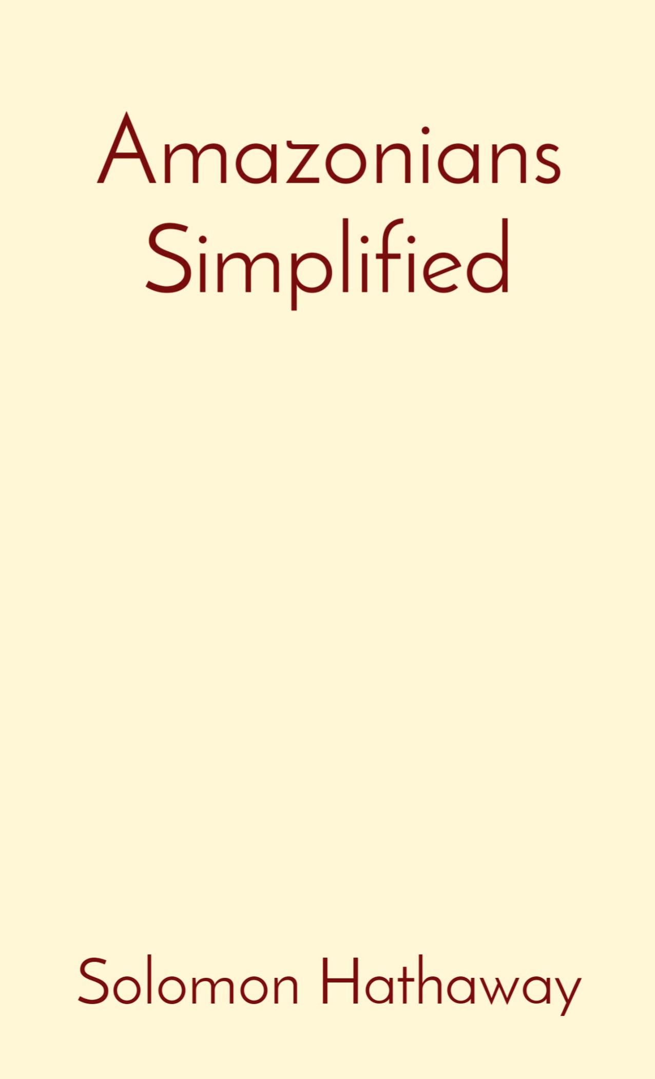 Vorderes Coverbild Amazonians Simplified