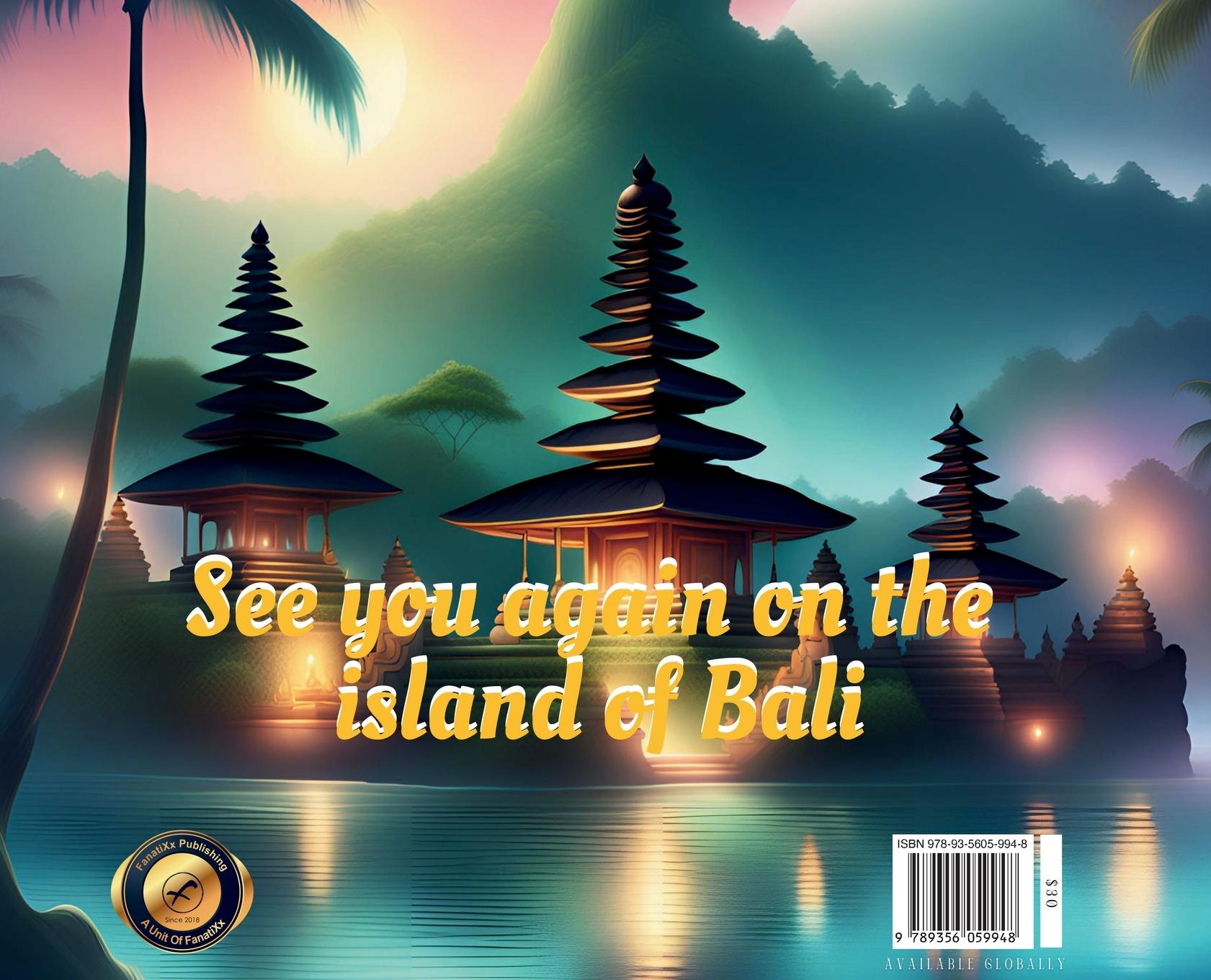 Rückseitencover Enchanting Bali A Visual Journey