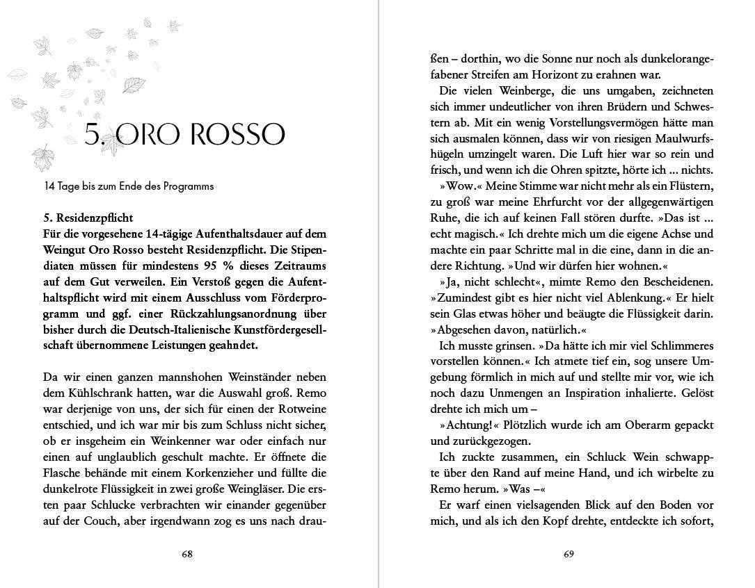 Beispielinhalt (Bild) Falling Leaves: Zusammen geträumt