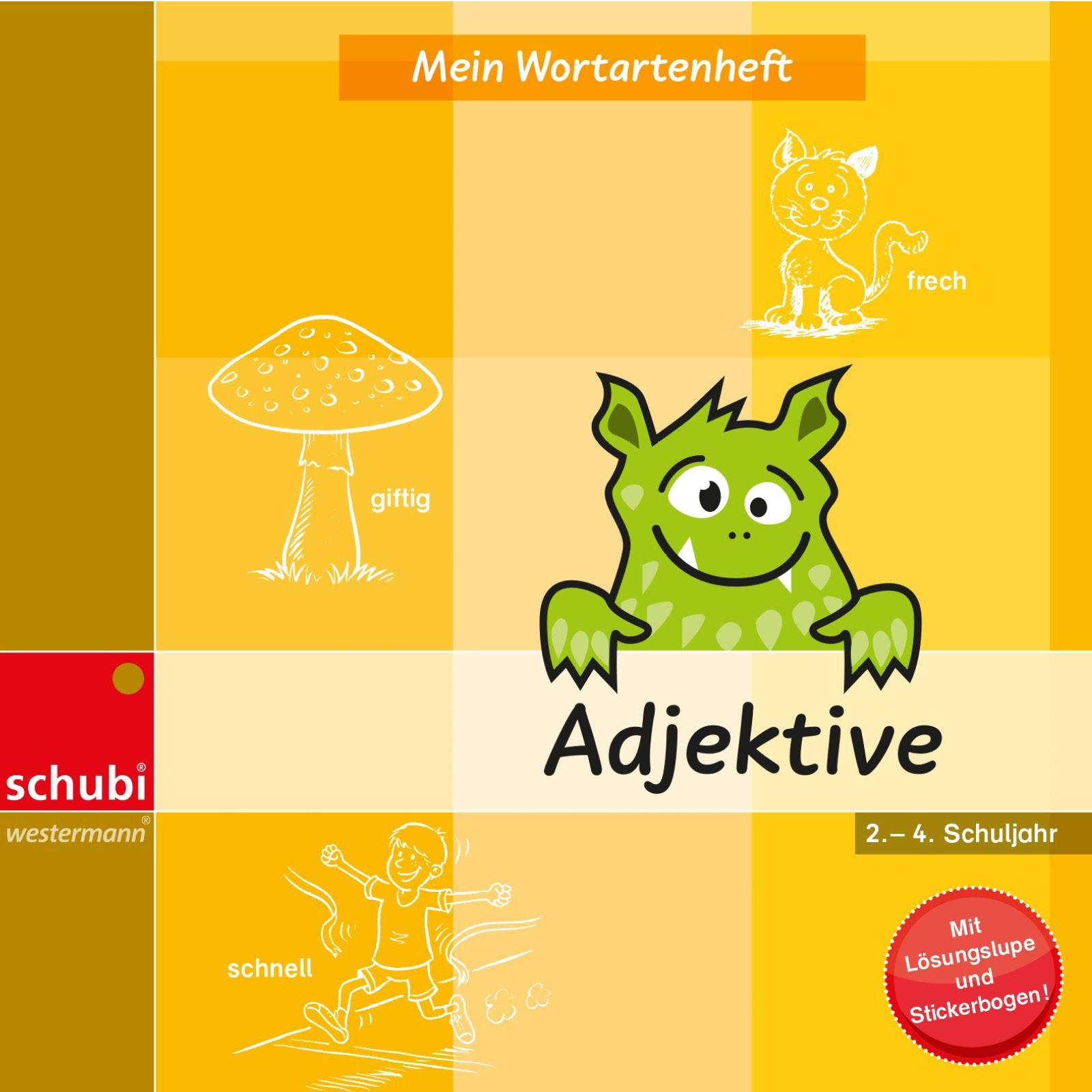 Vorderes Coverbild Mein Wortartenheft: Adjektive
