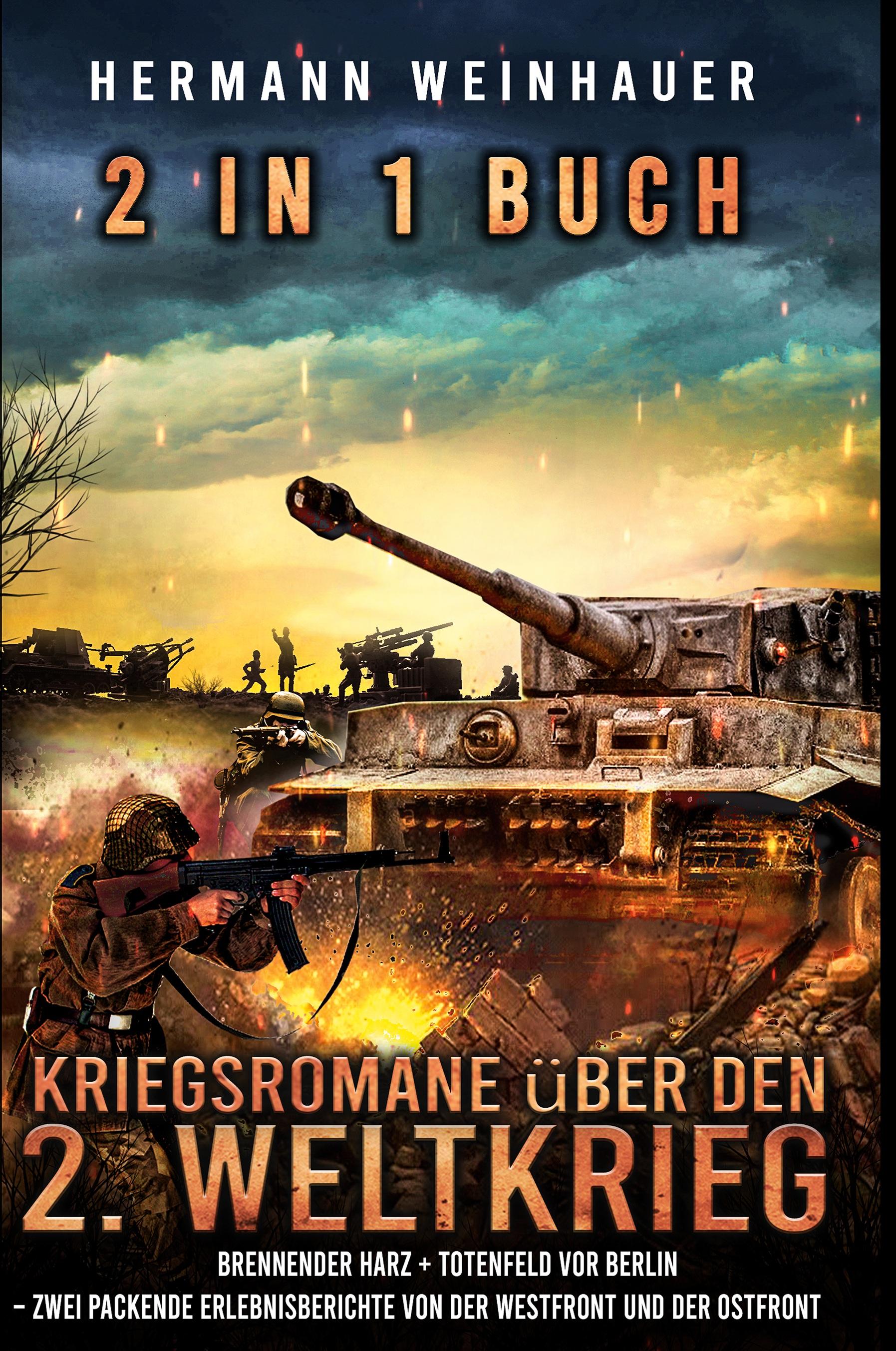 Vorderes Coverbild 2 in 1 Buch - Kriegsromane über den 2. Weltkrieg