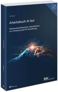 Vorderes Coverbild Arbeitsbuch AI Act