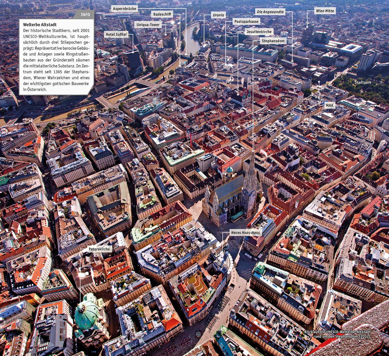 Beispielinhalt (Bild) Architekturführer Wien