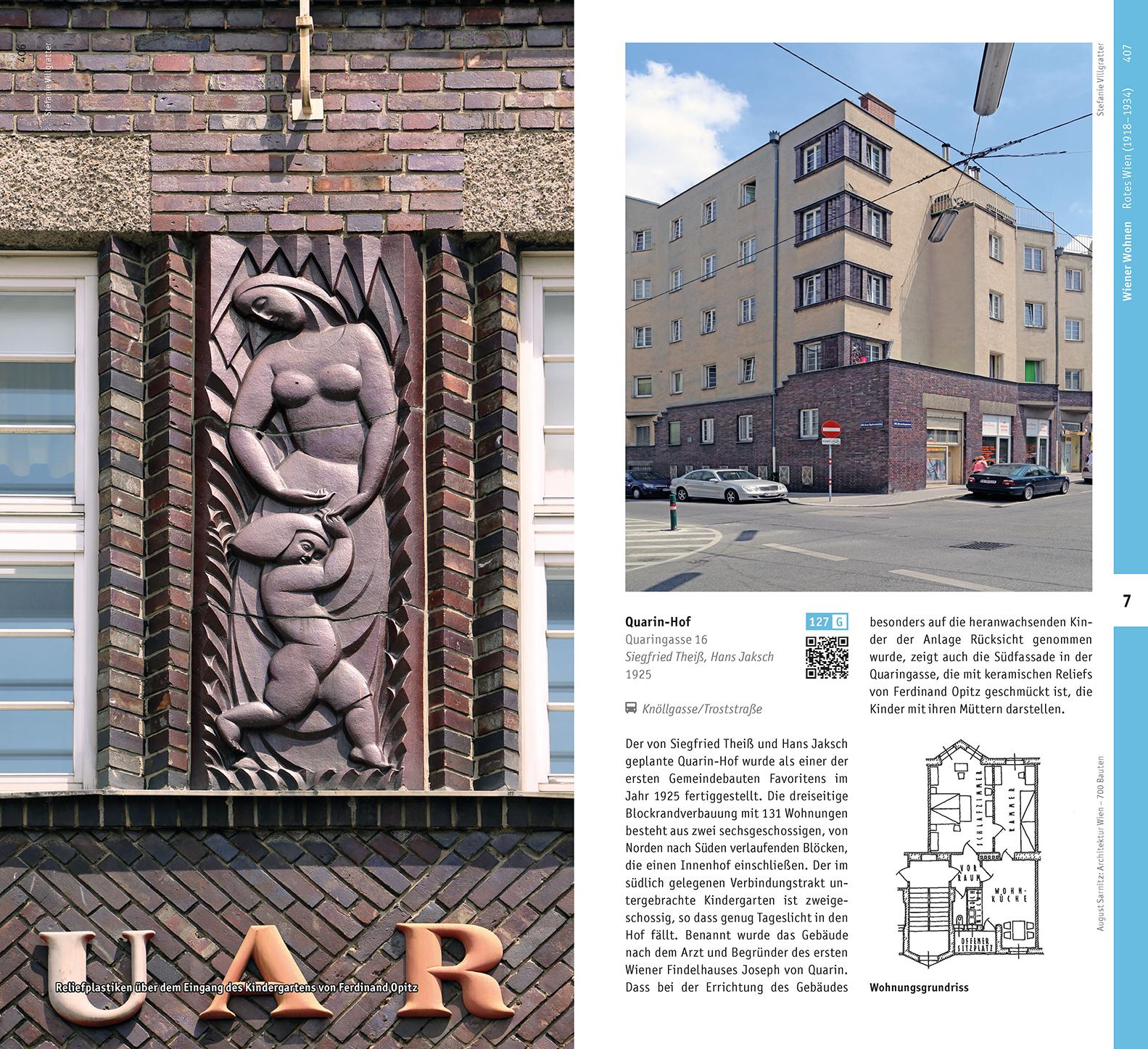 Beispielinhalt (Bild) Architekturführer Wien