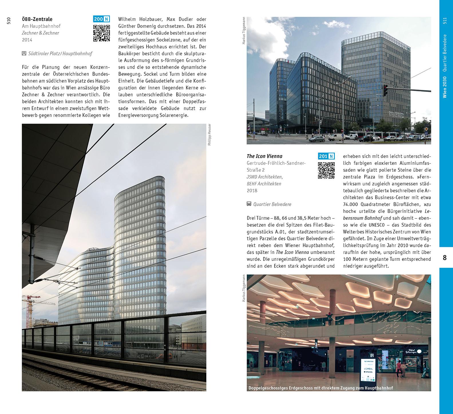 Beispielinhalt (Bild) Architekturführer Wien