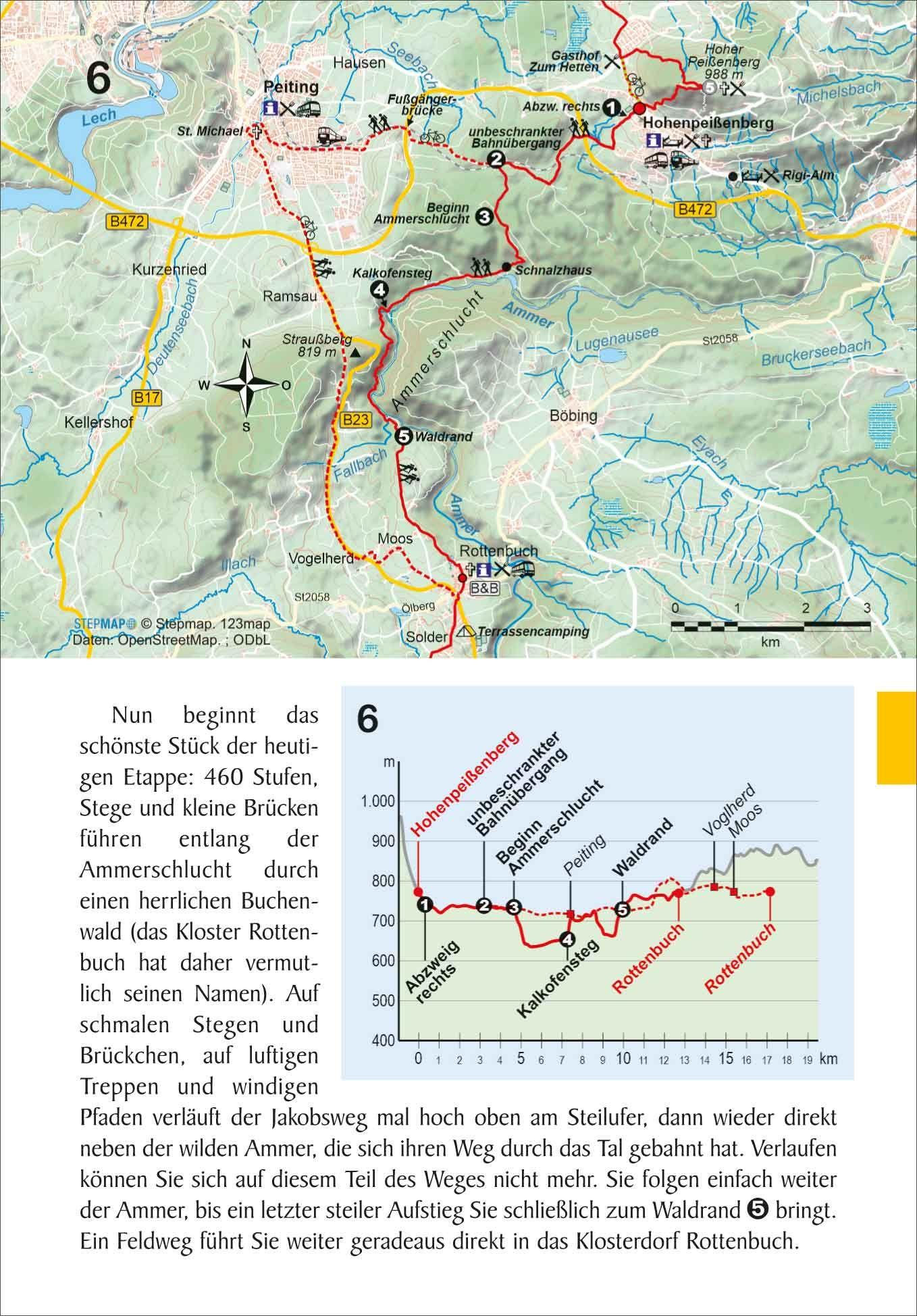 Beispielinhalt (Bild) Jakobsweg München - Lindau mit Variante nach Bregenz