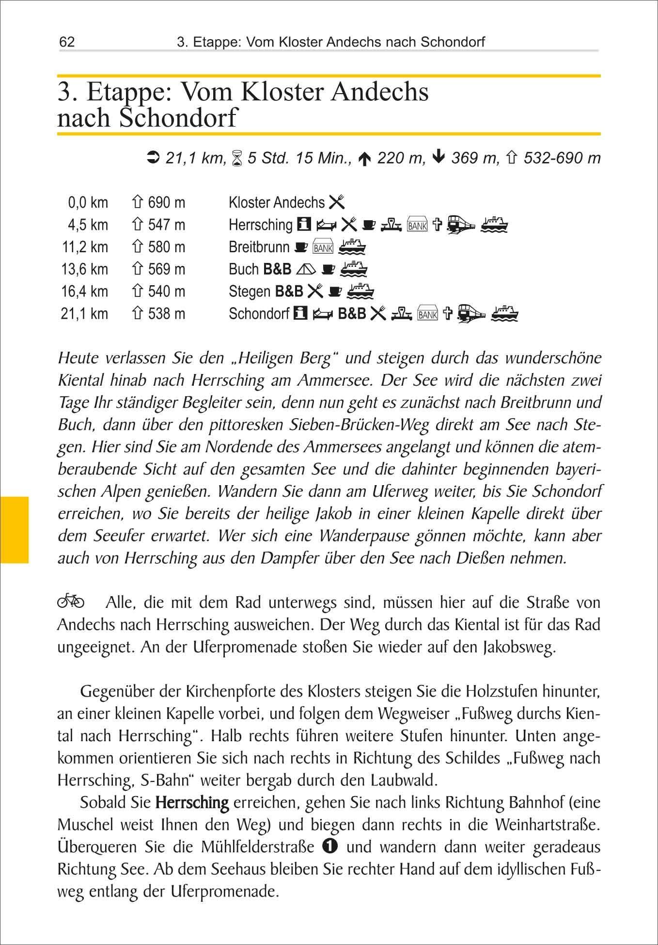 Beispielinhalt (Bild) Jakobsweg München - Lindau mit Variante nach Bregenz