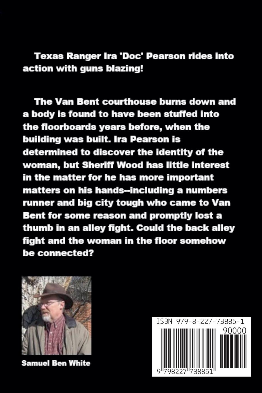 Rückseitencover Texas Ranger Ira Doc Pearson - The Body in the Floor