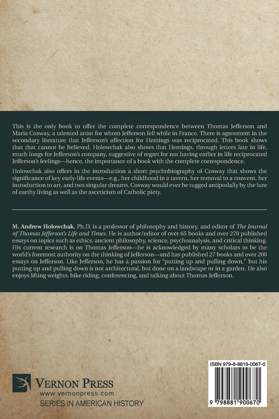 Rückseitencover Thomas Jefferson and Maria Cosway