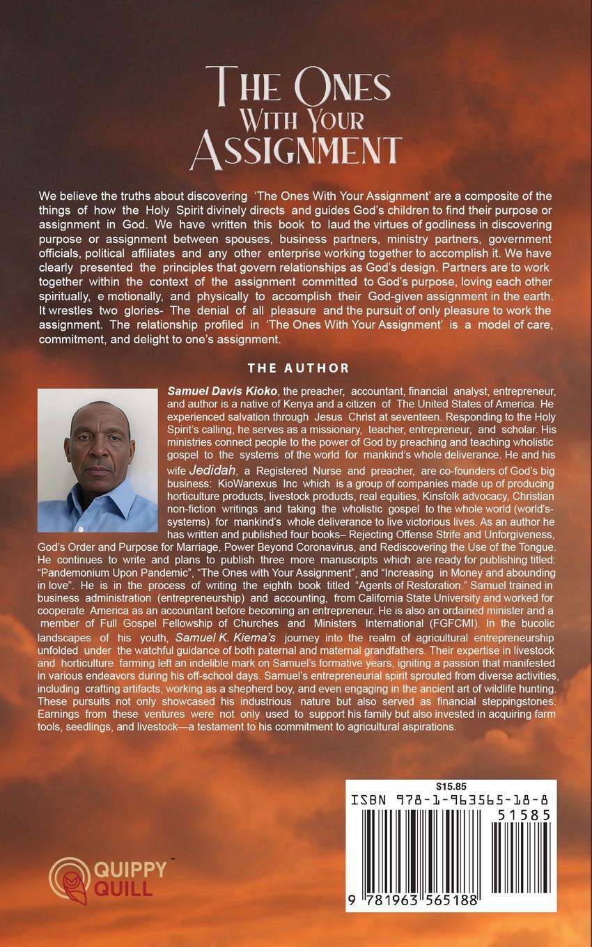 Rückseitencover The Ones With Your Assignment