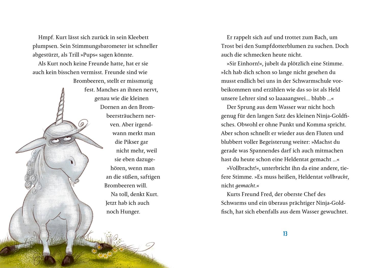 Beispielinhalt (Bild) Kurt, Einhorn wider Willen 3. EinHorn - eine Mission
