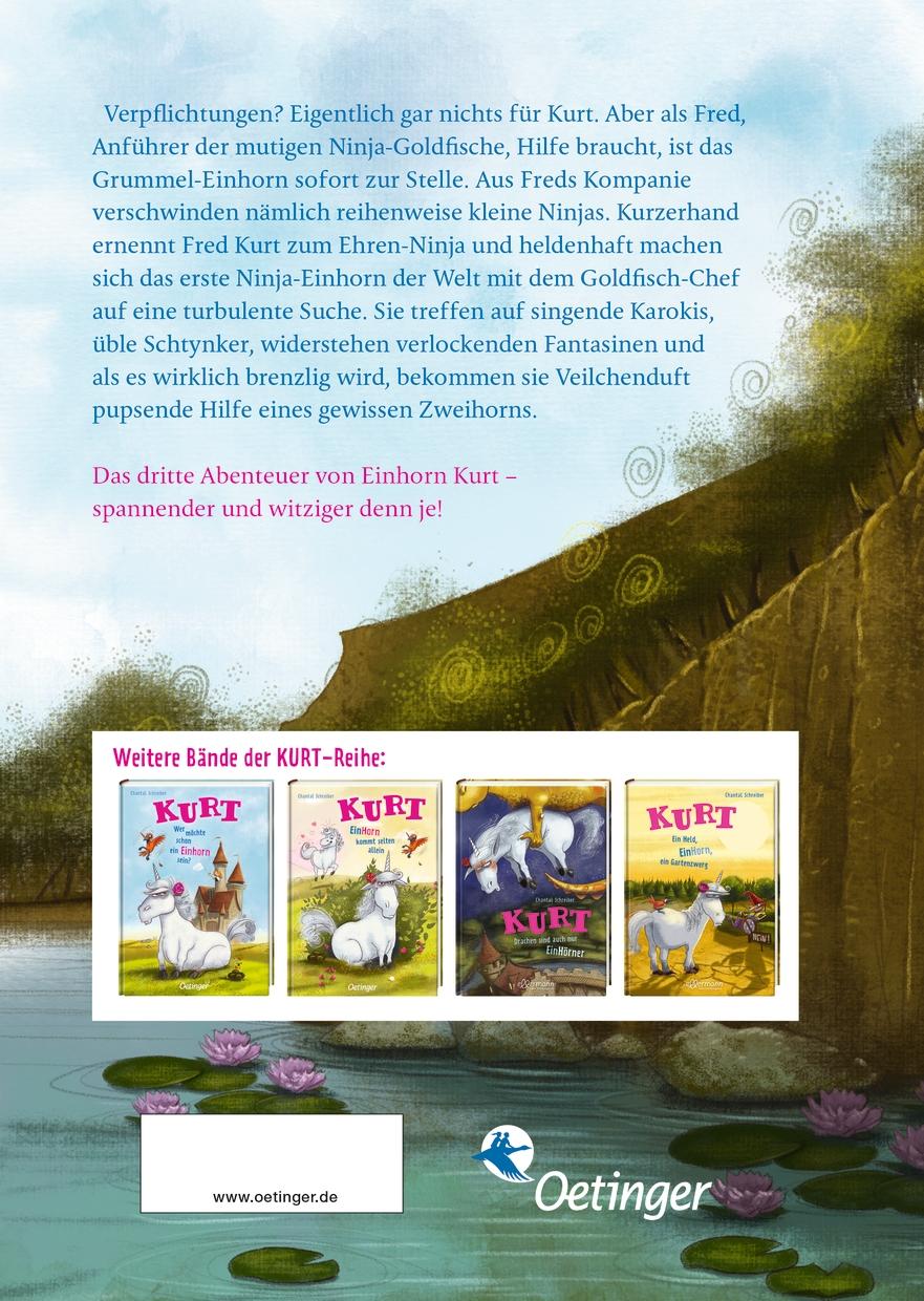 Rückseitencover Kurt, Einhorn wider Willen 3. EinHorn - eine Mission
