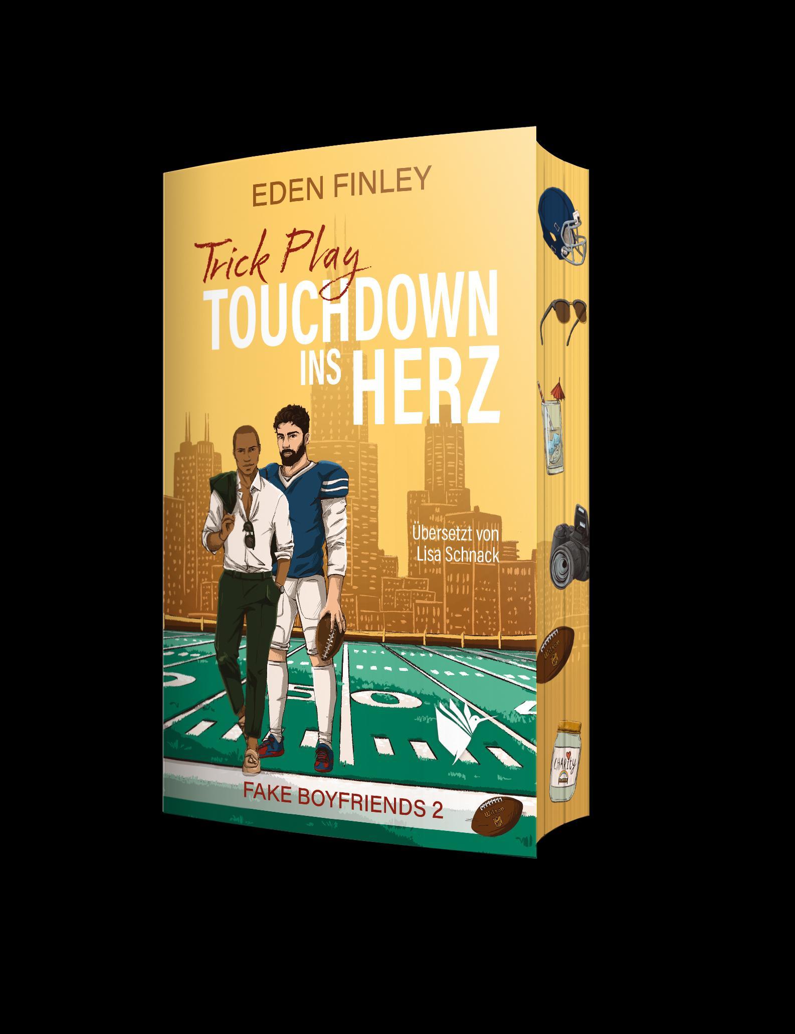 Vorderes Coverbild Trick Play - Touchdown ins Herz