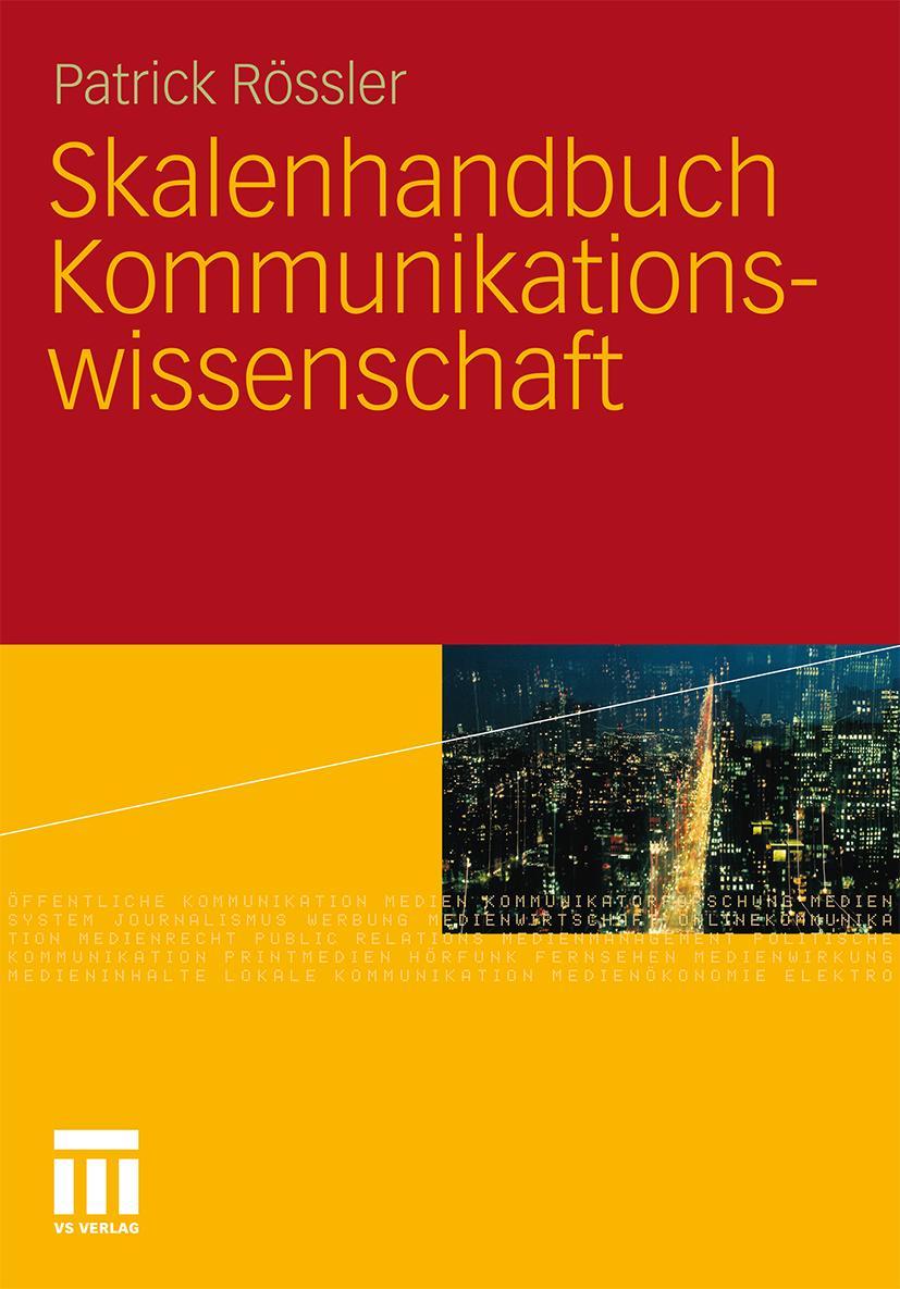 Vorderes Coverbild Skalenhandbuch Kommunikationswissenschaft