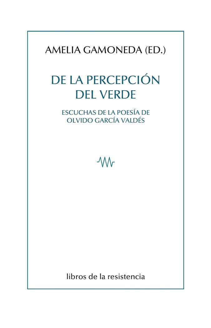 Vorderes Coverbild De la percepción del verde