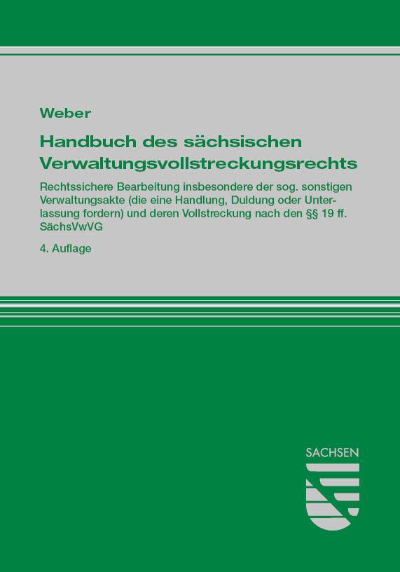 Vorderes Coverbild Handbuch des sächsischen Verwaltungsvollstreckungsrechts
