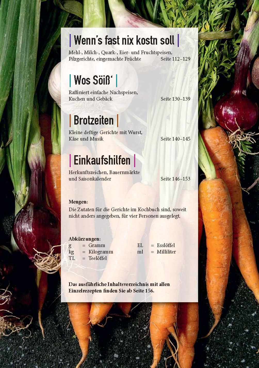 Beispielinhalt (Bild) Spouzn, Schoppala & Schwammerbröih